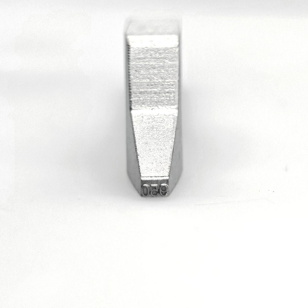 Bent Stamp Specialized for Ring Inside Stamping “950” -Metal Design Stamp - Memk-9023