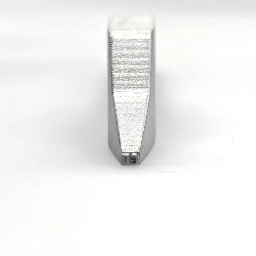 Bent Stamp Specialized for Ring Inside Stamping “GF” -Metal Design Stamp - Memk-9028