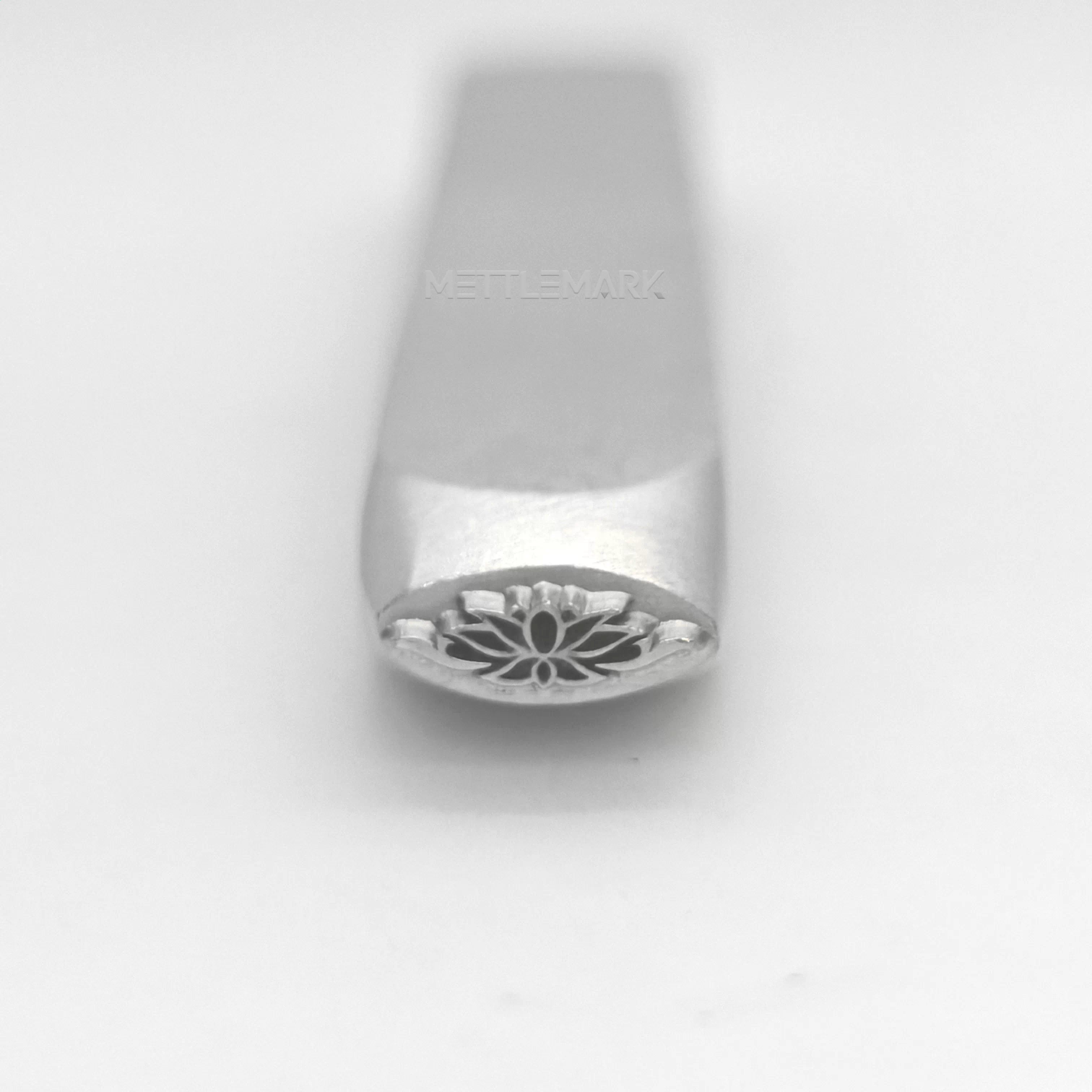 Metal stamp with Lotus flower