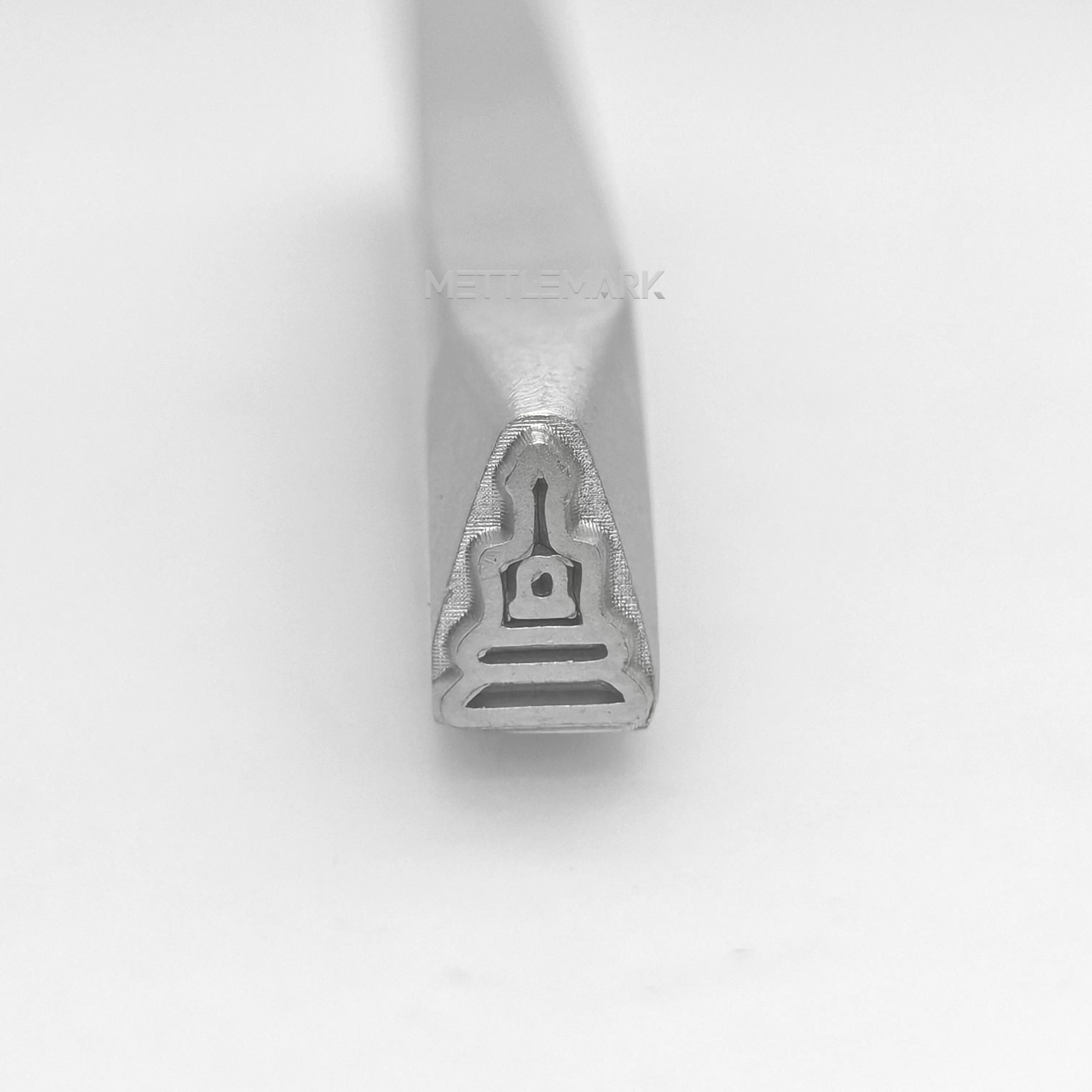Metal stamp with Buddhism Pagoda