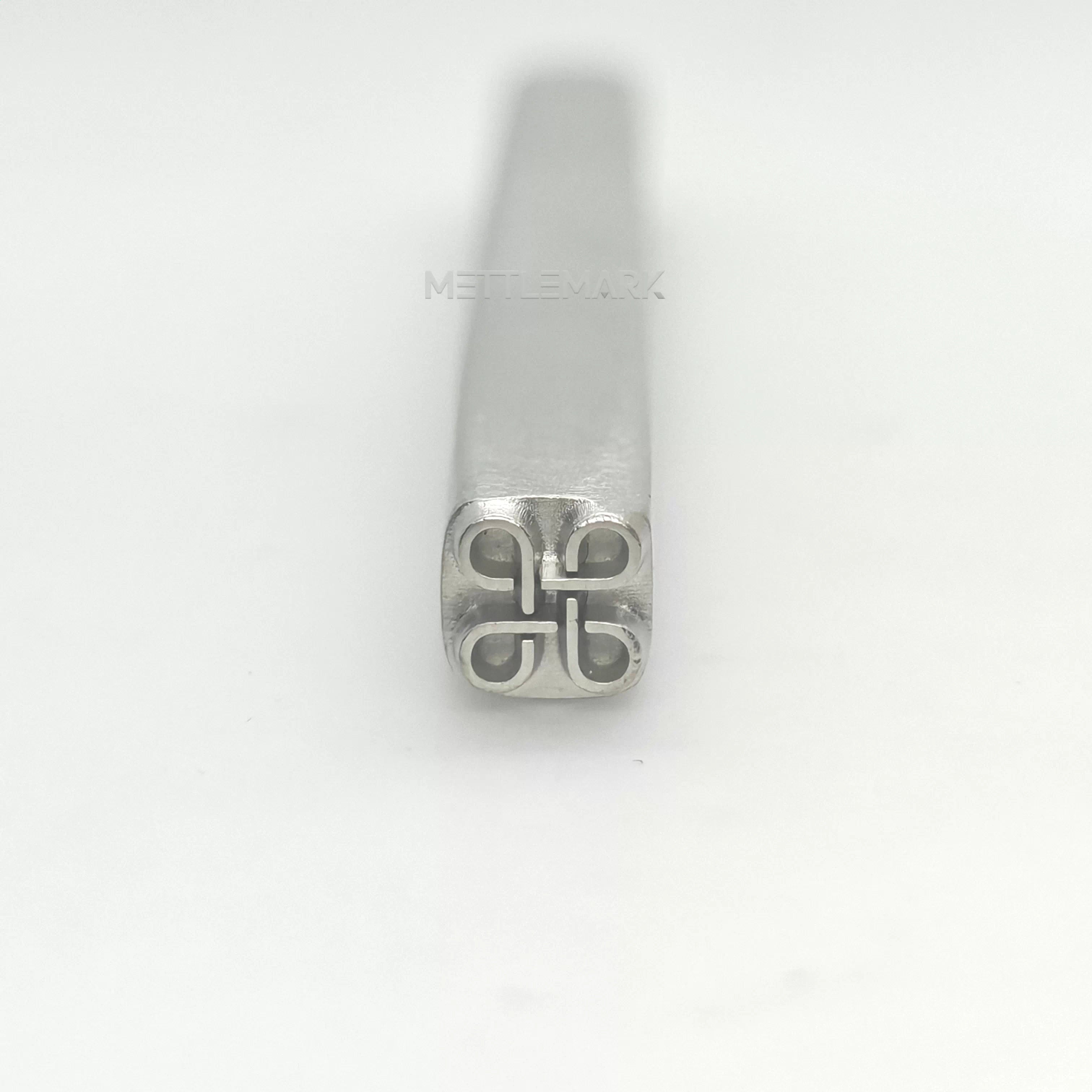 Metal stamp with Buddhism Swastika Knot