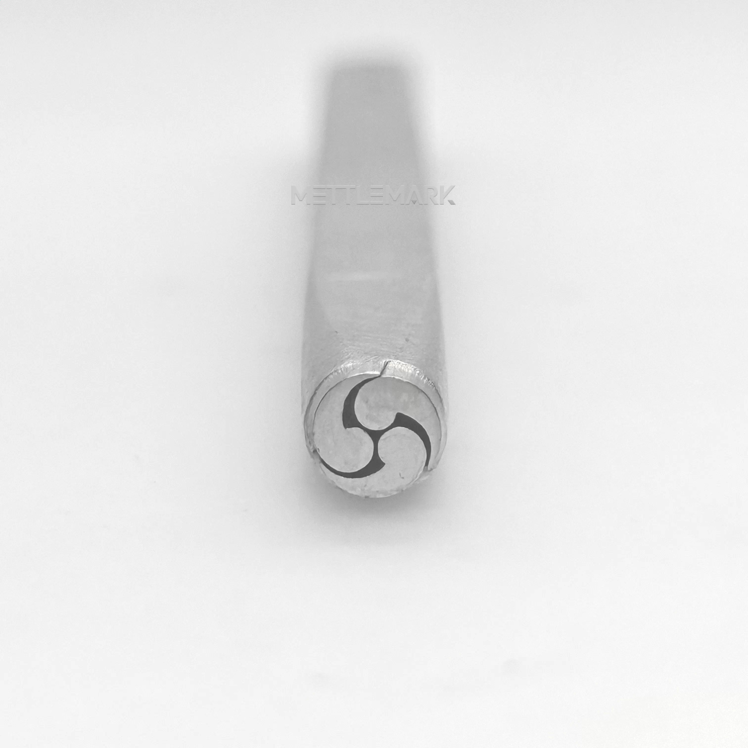 Metal stamp with Metal stamp with Buddhism Swirl Pattern