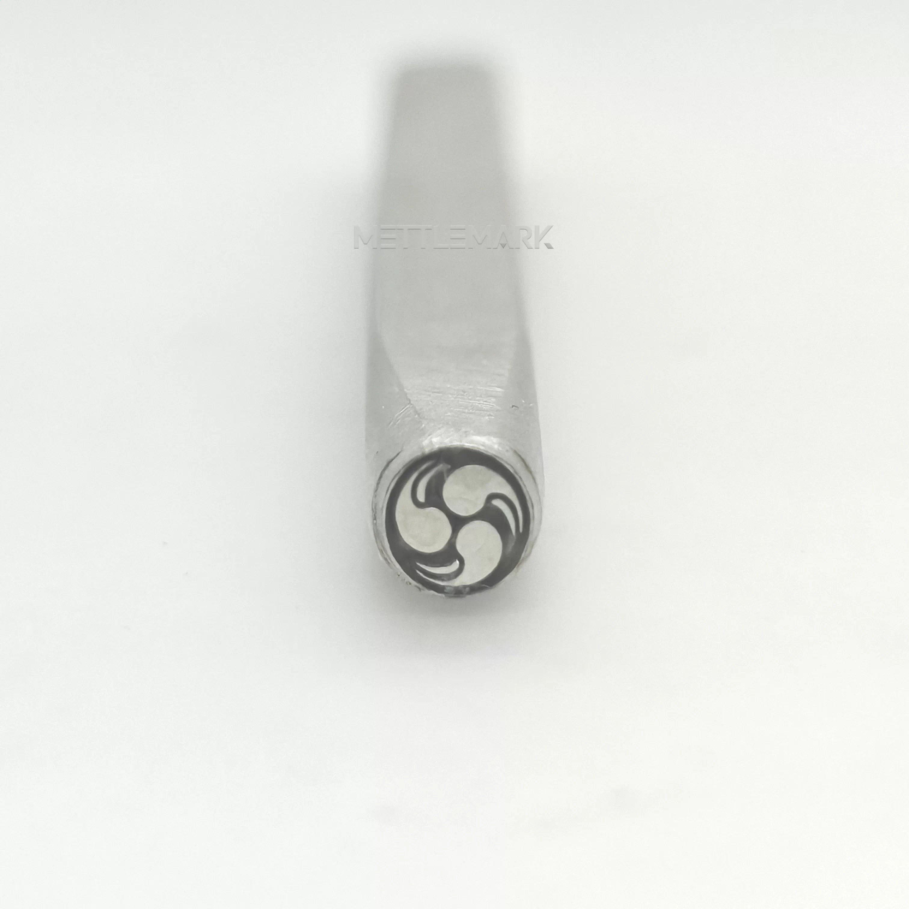 Metal stamp with Buddhism Swirl Pattern