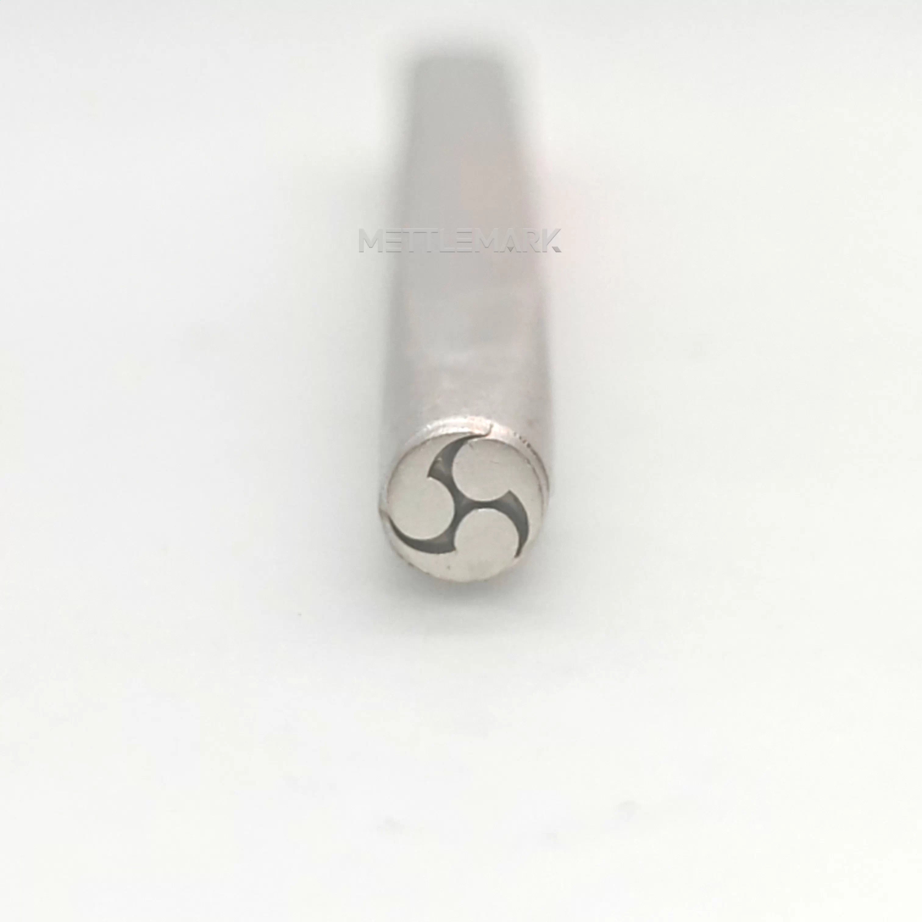Metal stamp with Metal stamp with Buddhism Swirl Pattern