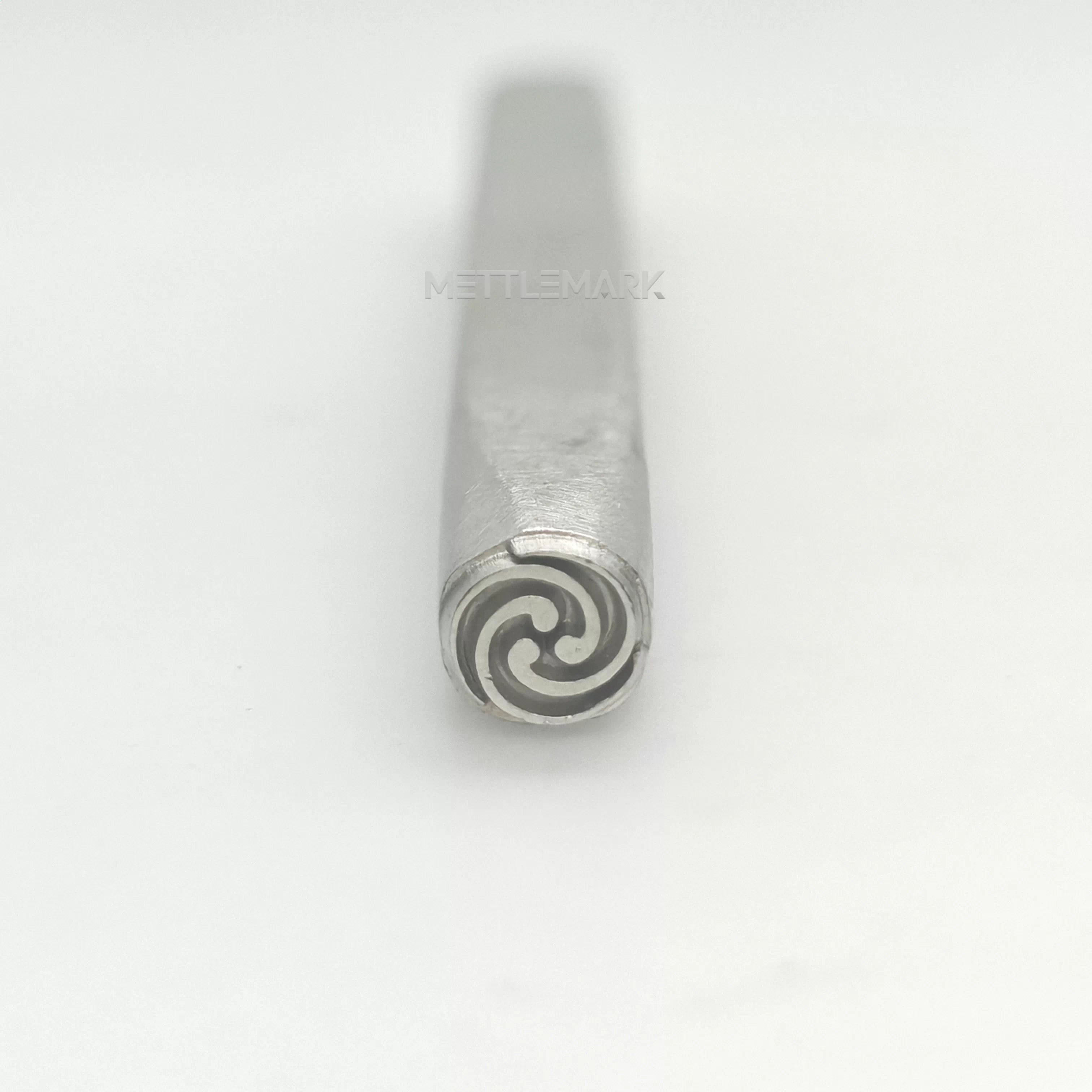 Metal stamp with Metal stamp with Buddhism Swirl Pattern