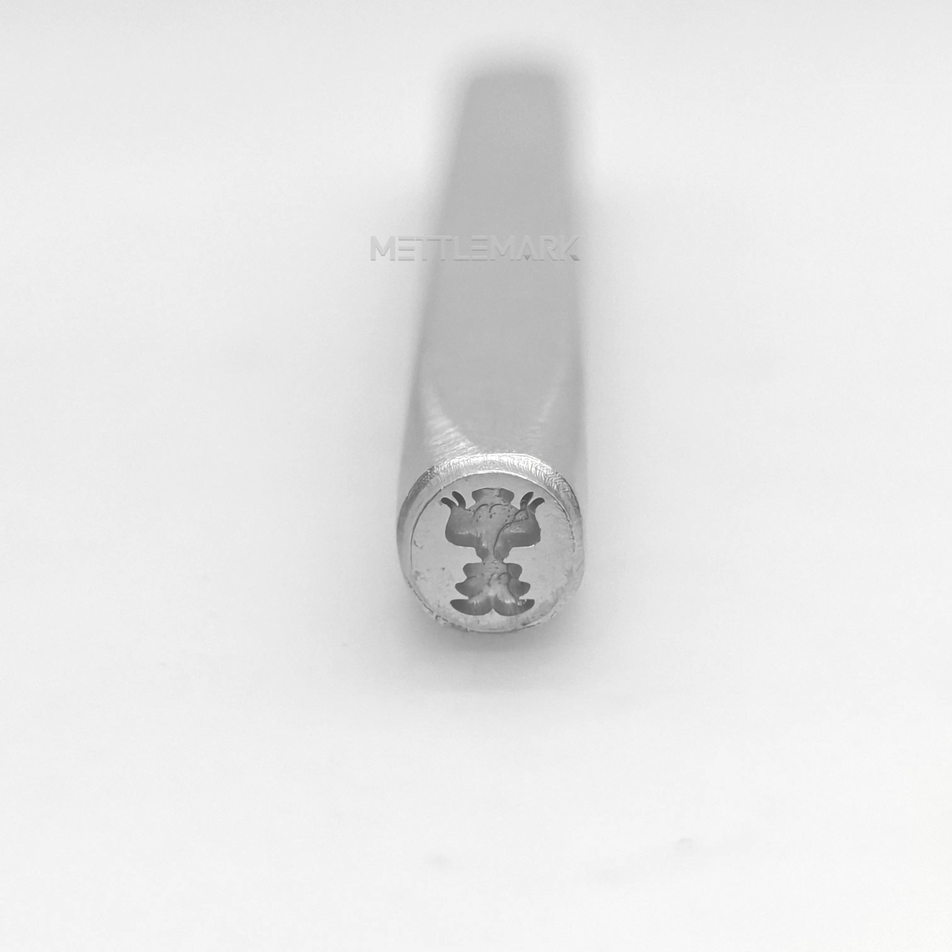 Metal stamp with Buddhism Tibet Treasure Bottle