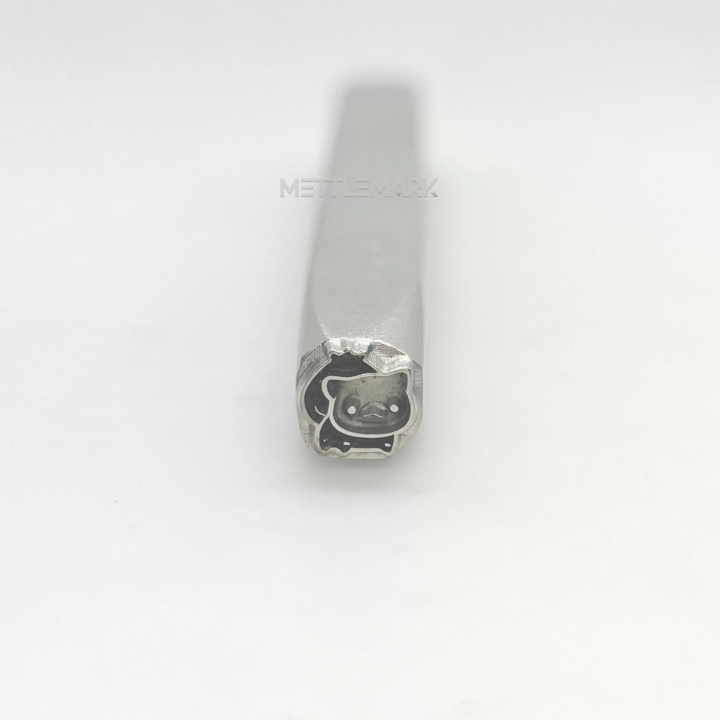 Metal stamping tool with cartoon Bulbasaur