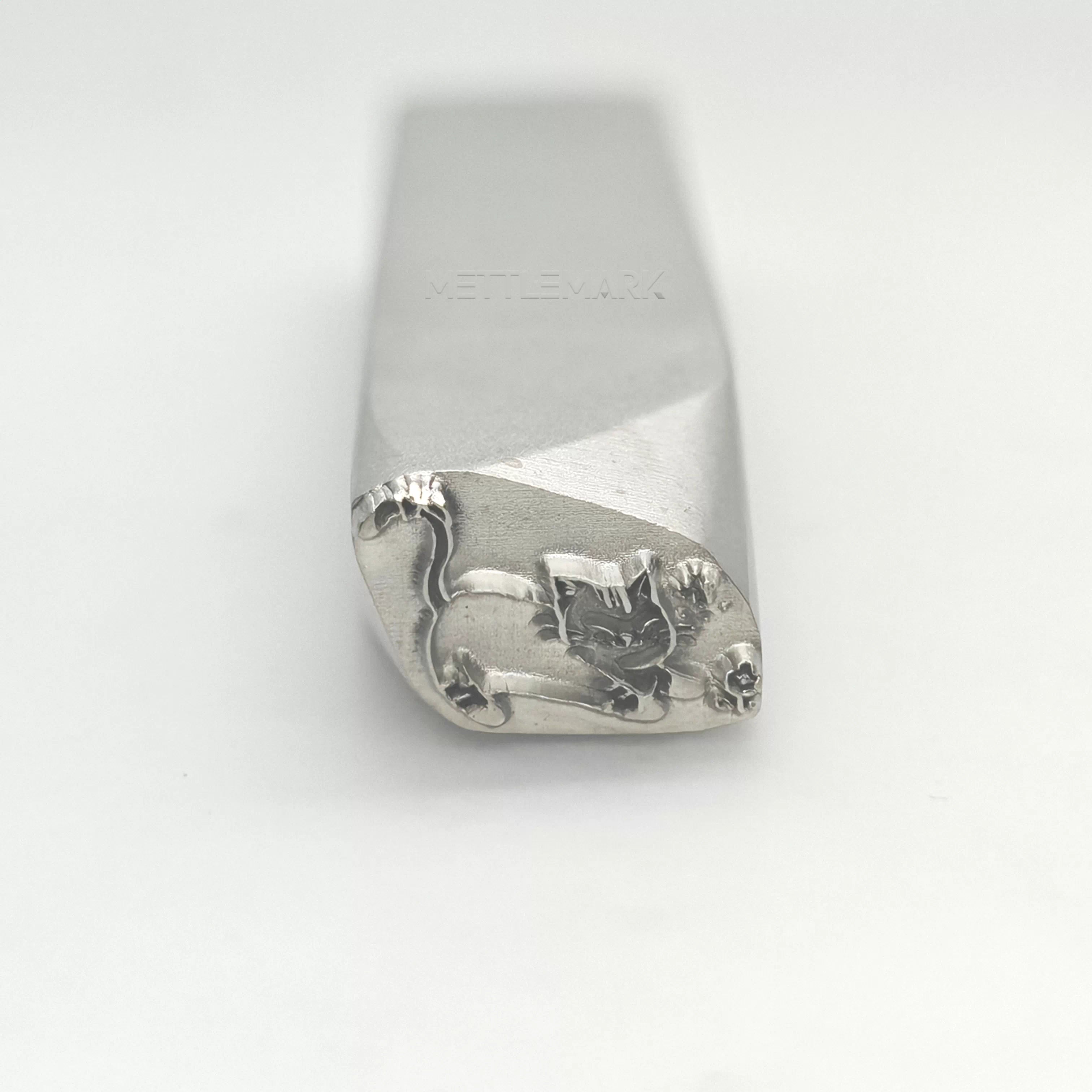 Metal stamping tool with CatPlayingCatPlayingWithFlowers