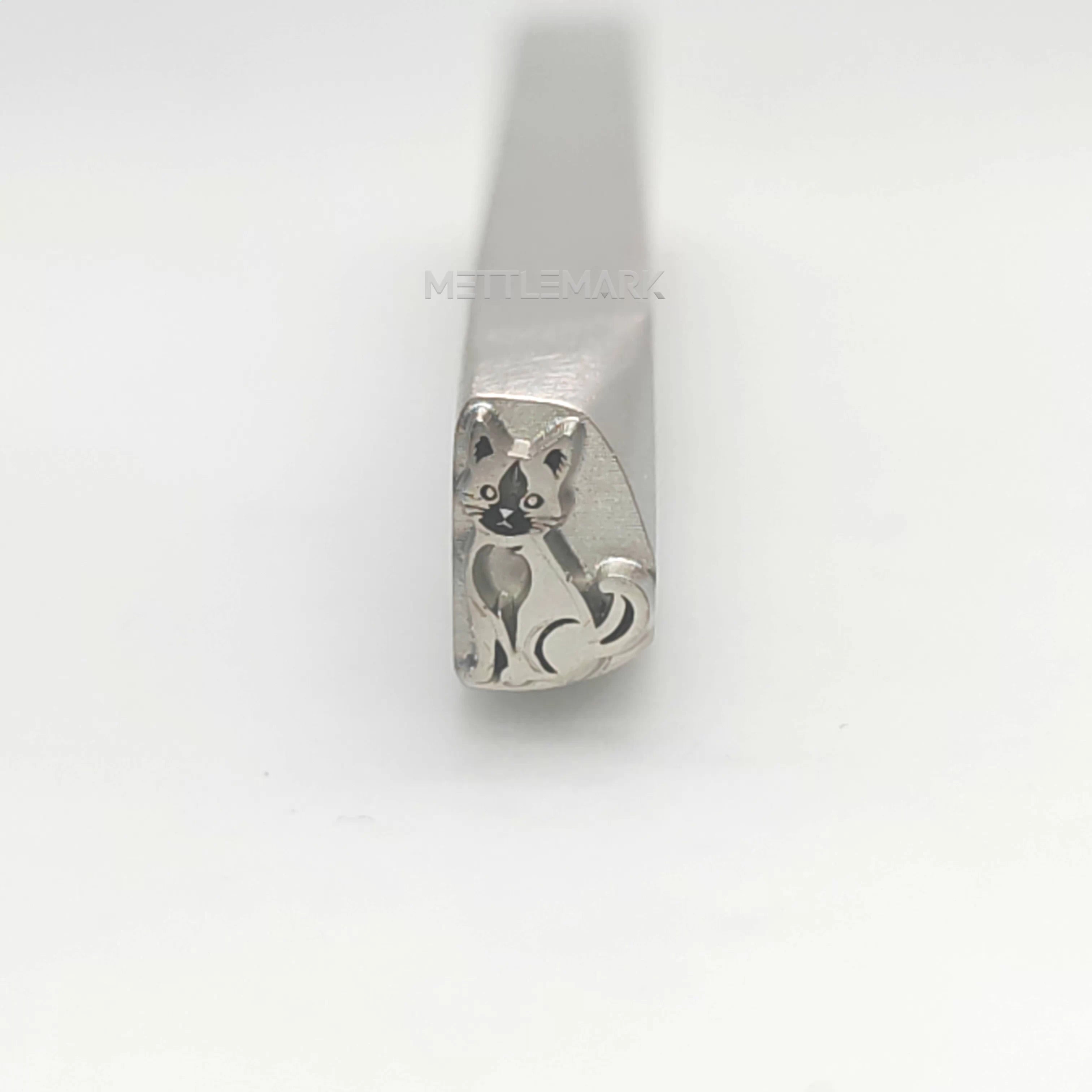 Metal stamping tool with CatSittingKitten