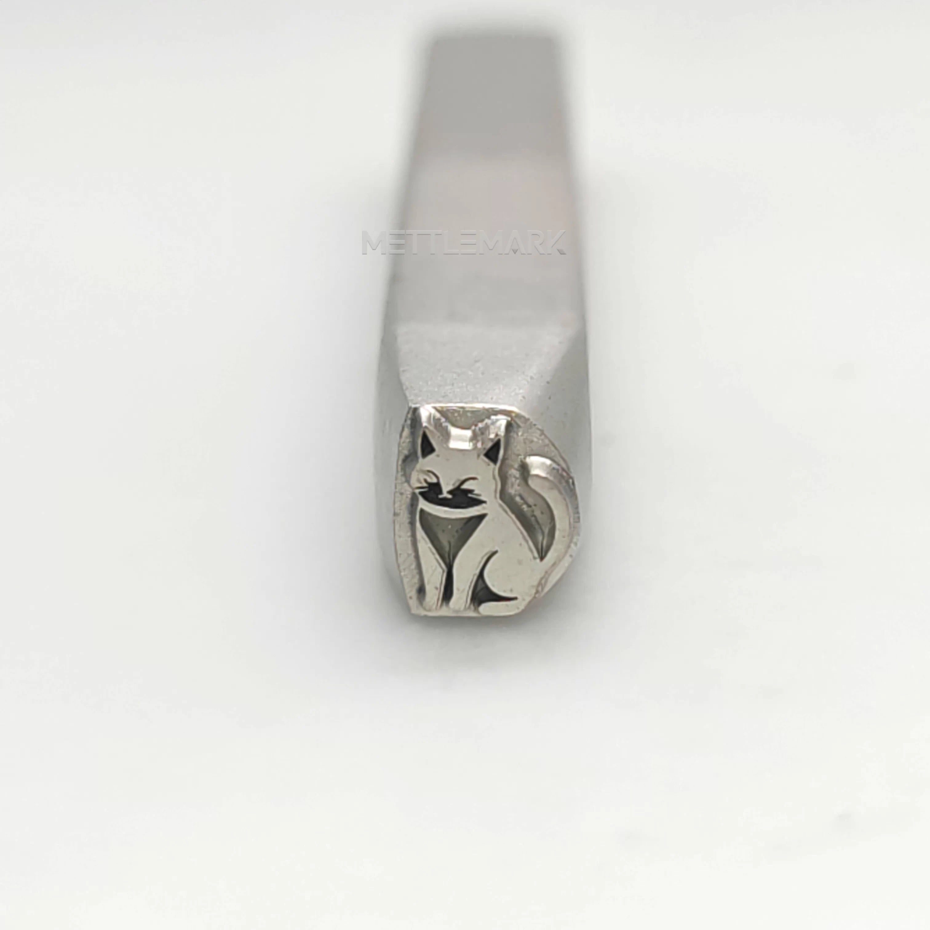 Metal stamping tool with CatSittingKitten