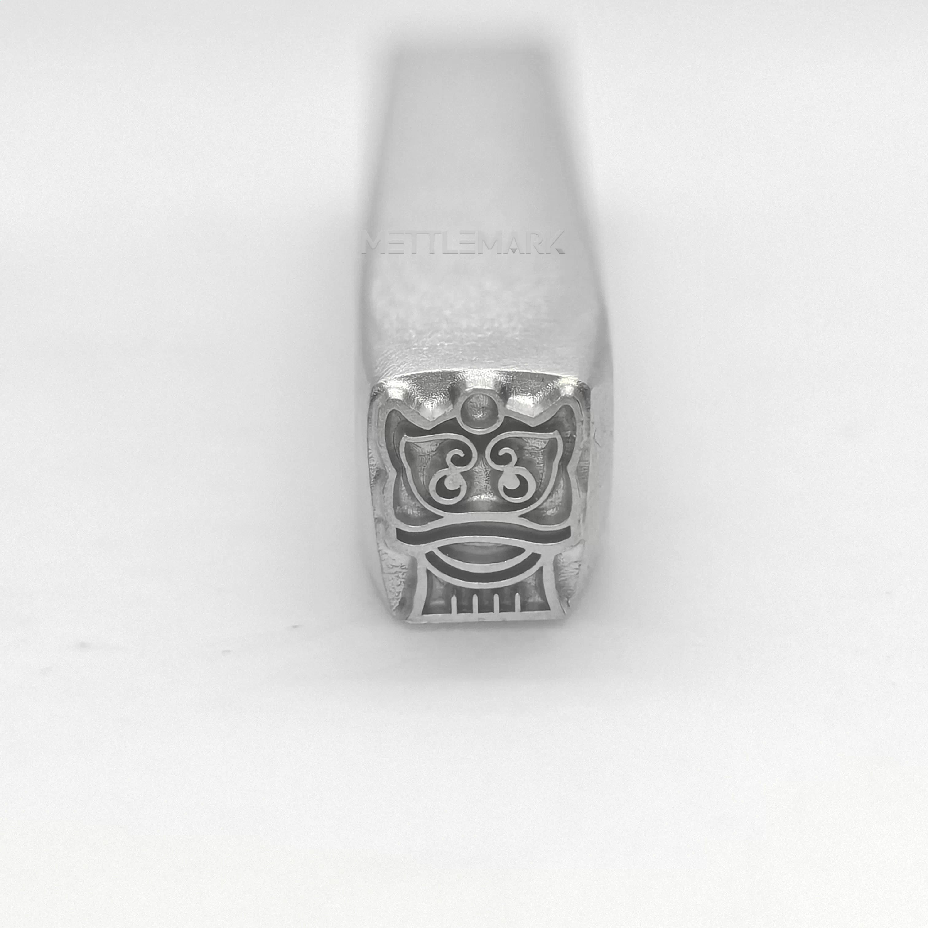 Metal stamping tool with ChineseElements LionAwakening