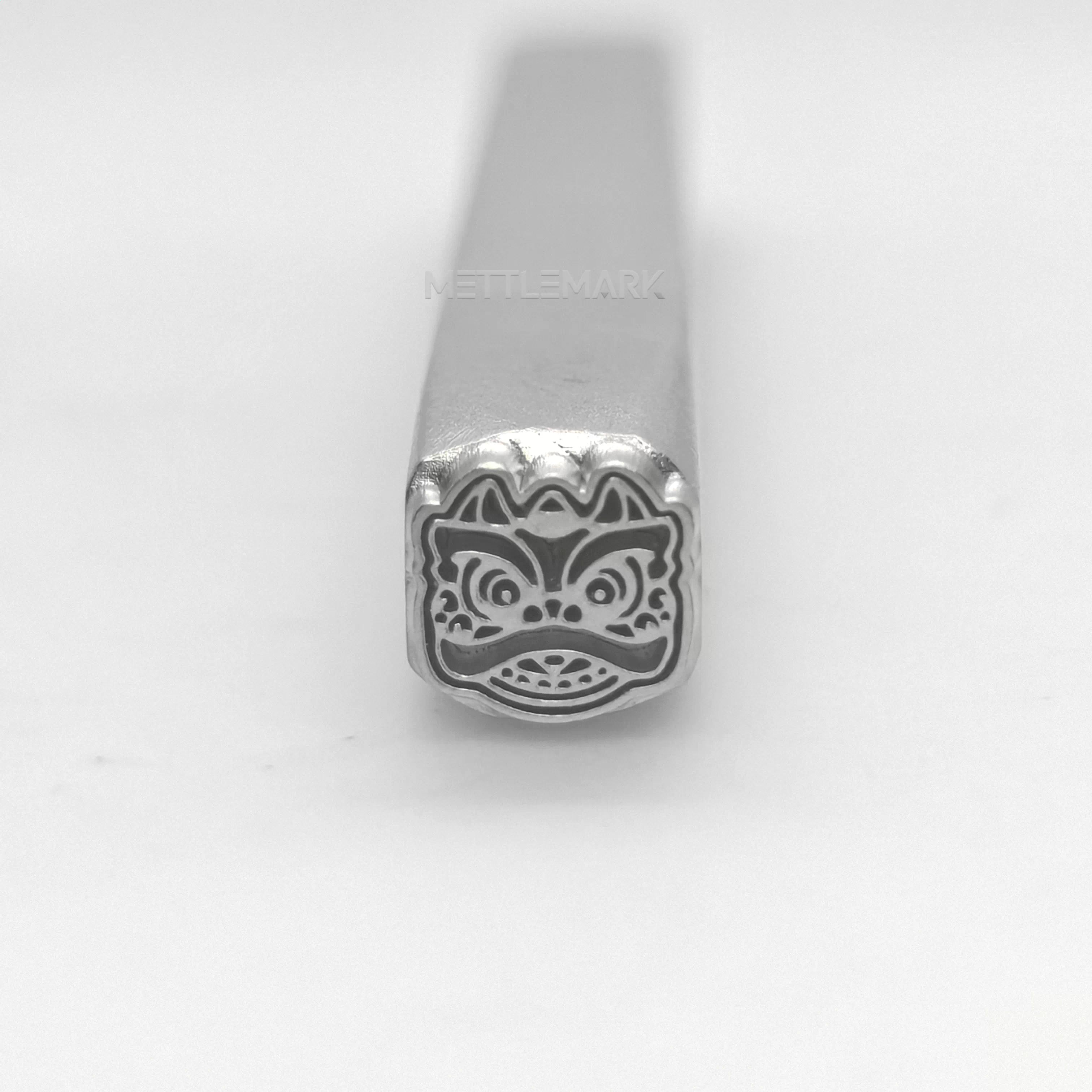 Metal stamping tool with ChineseElements LionAwakening
