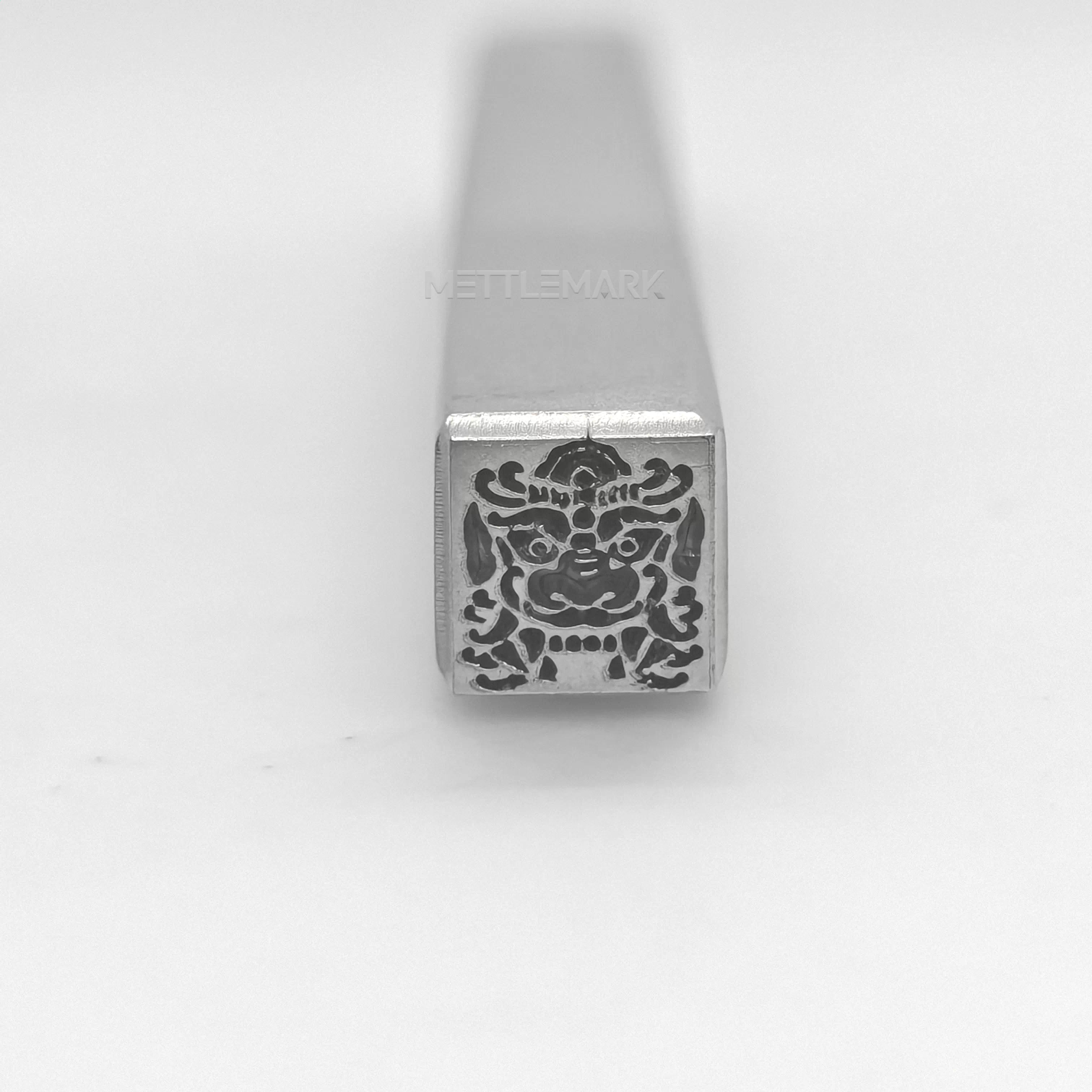 Metal stamping tool with ChineseElements LionAwakening