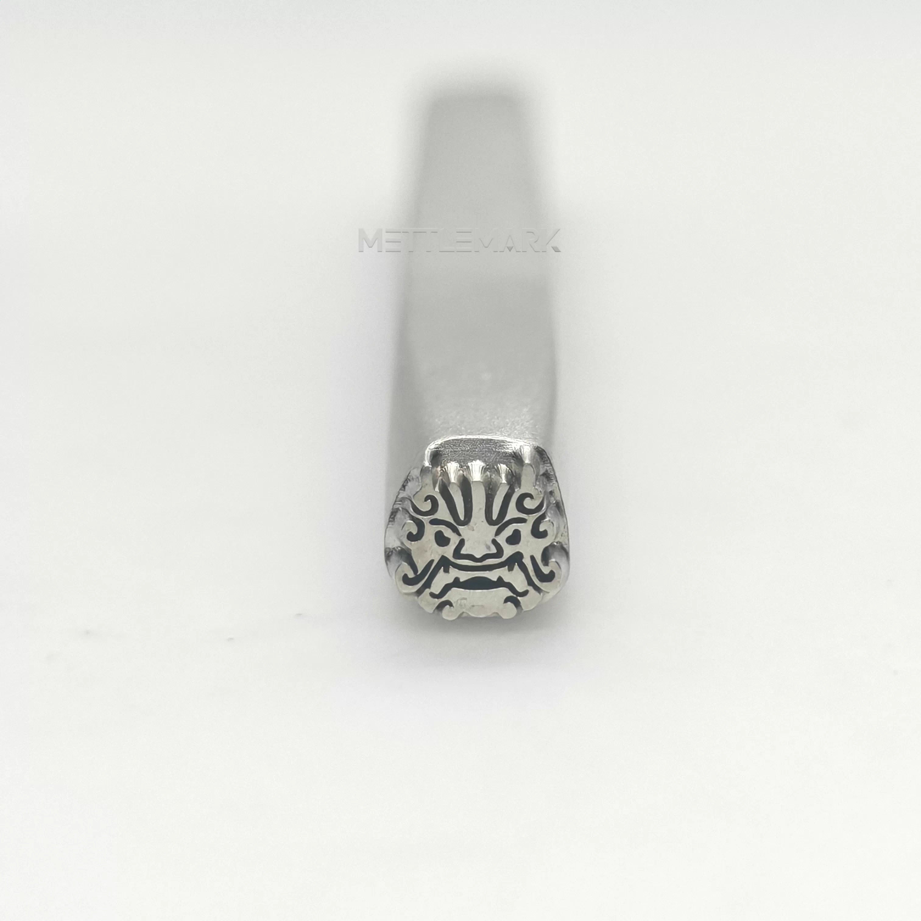 Metal stamping tool with ChineseElements LionAwakening