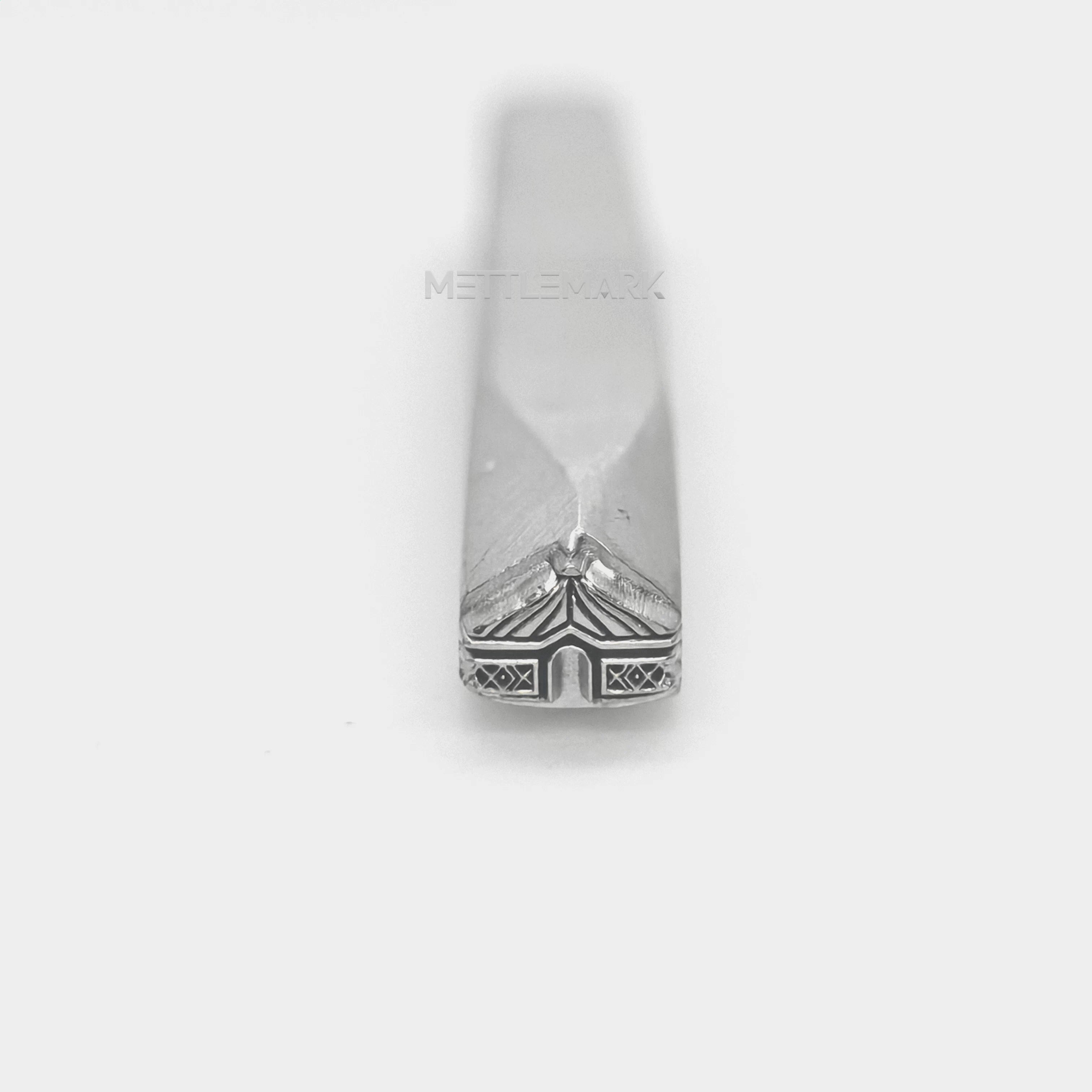 Metal stamping tool with ChineseElements Yurt