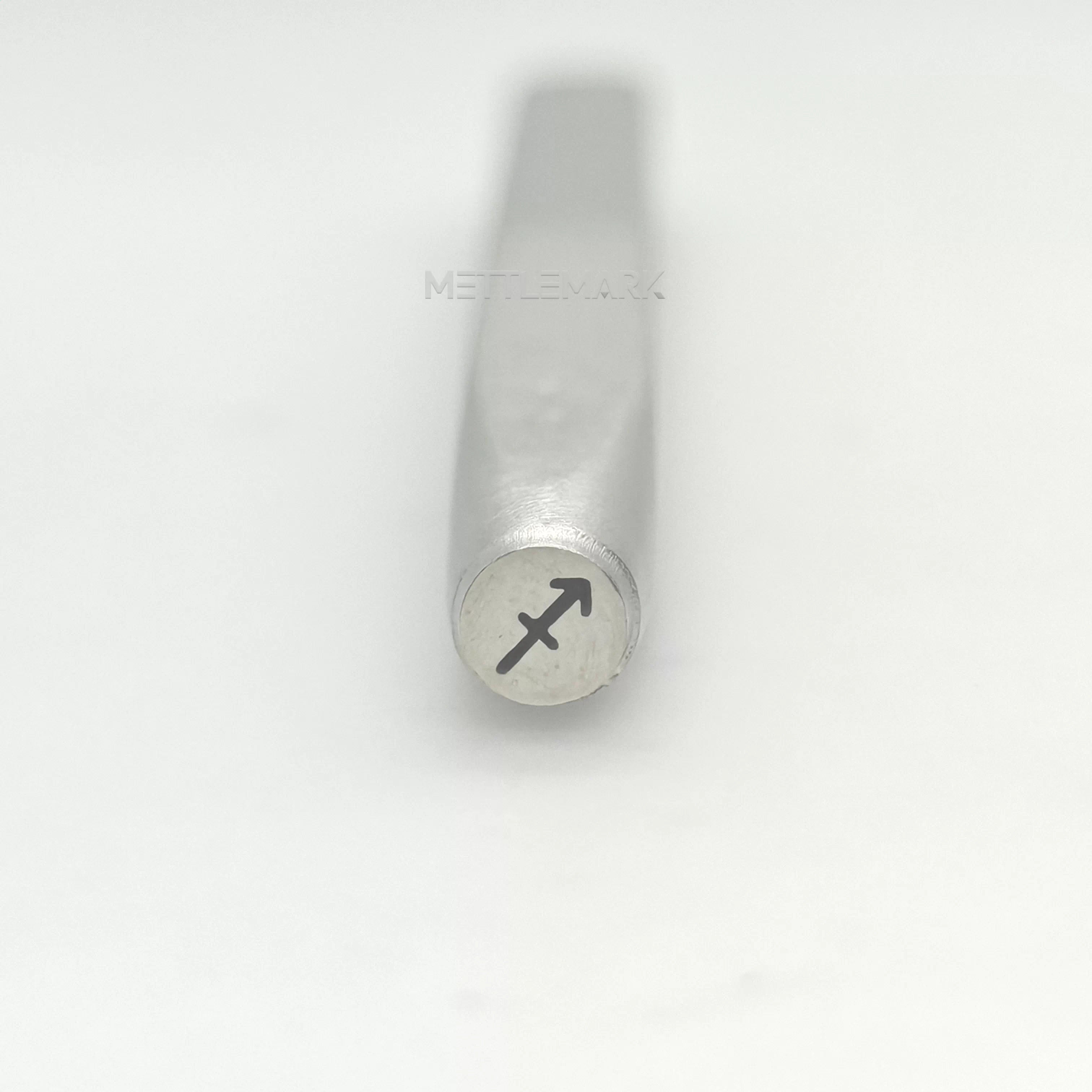 Metal stamping tool with Sagittarius zodiac sign