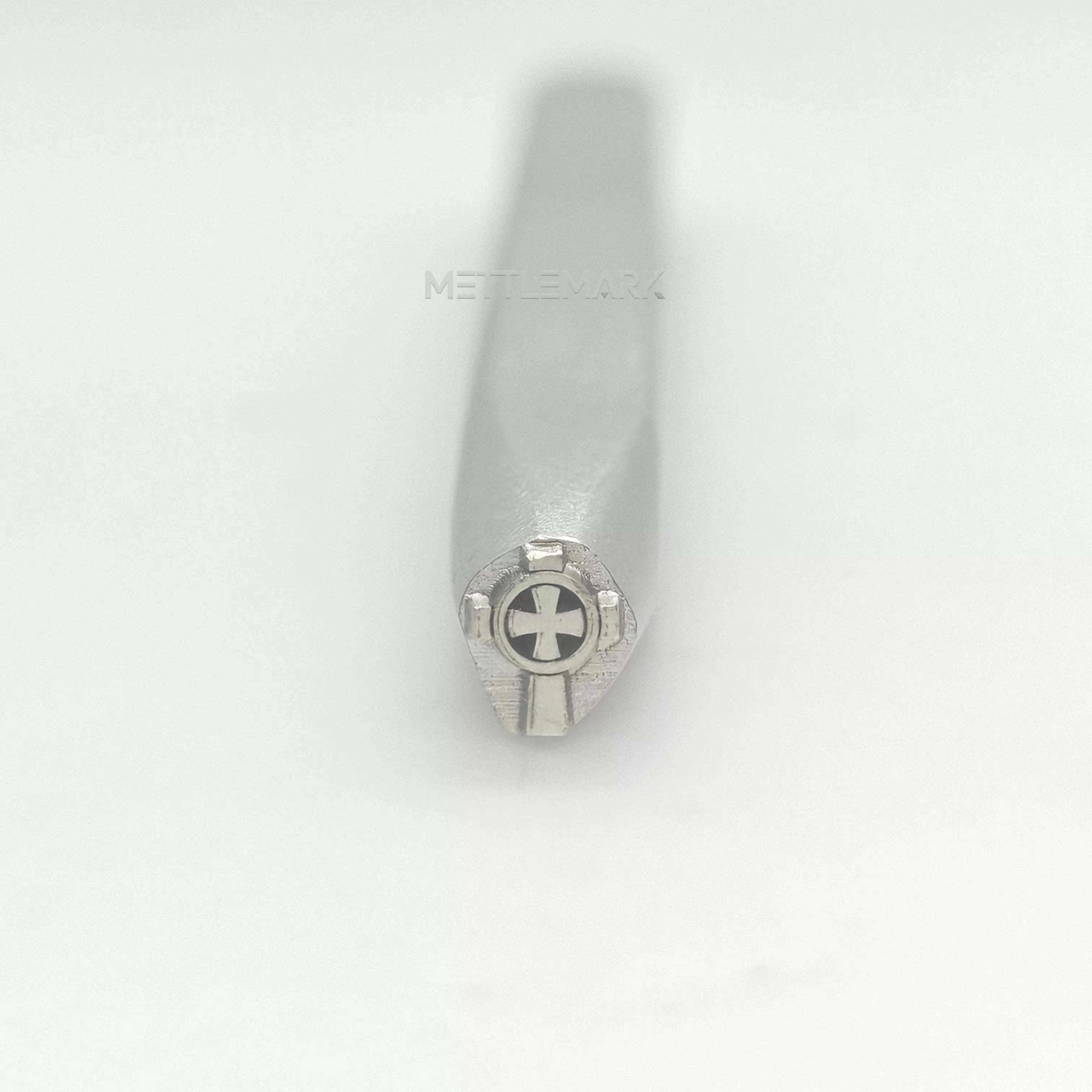 Metal stamping tool with Cross