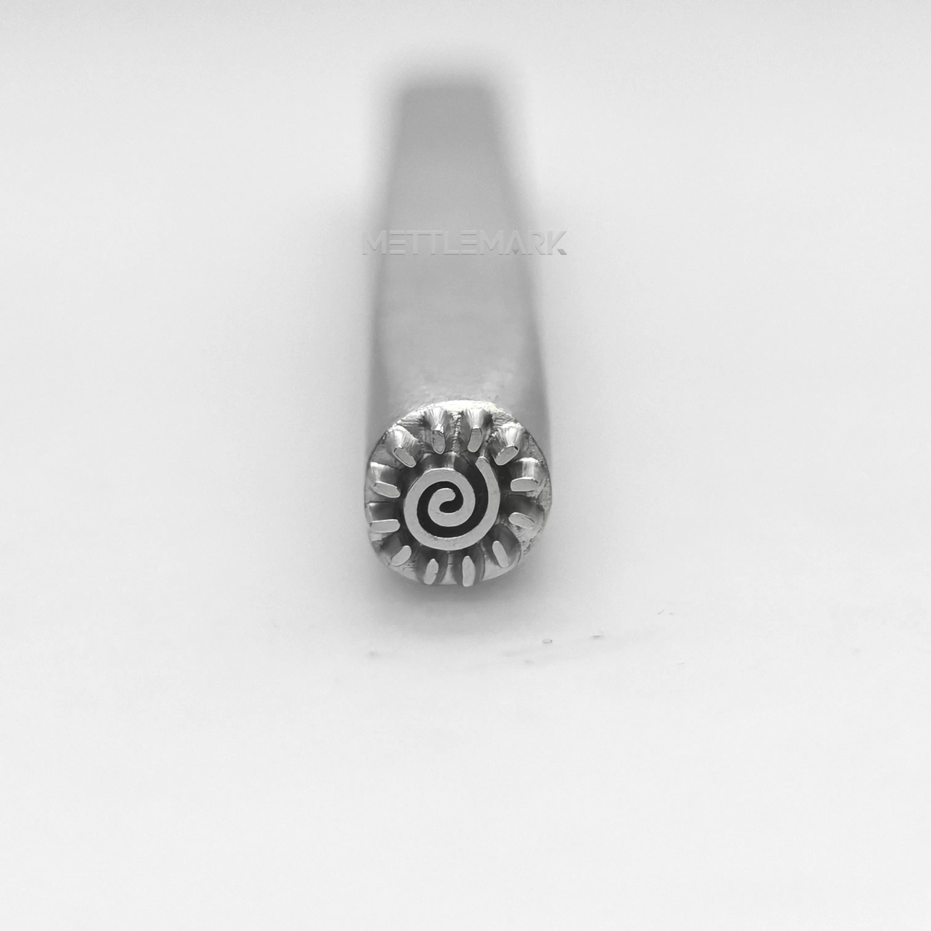 Metal stamping tool with EmojisSpiralSun
