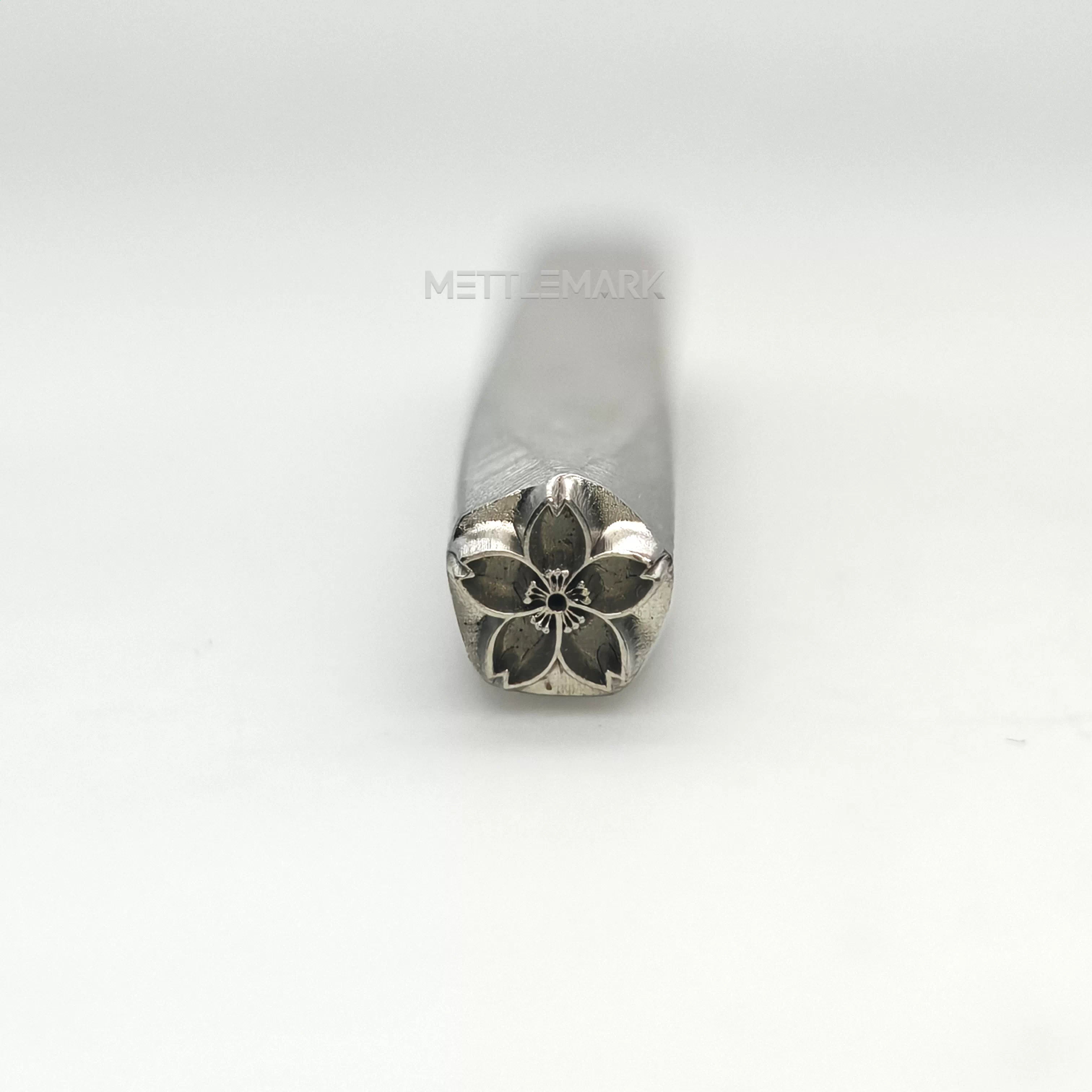 Metal stamping tool with FlowersCherryBlossom