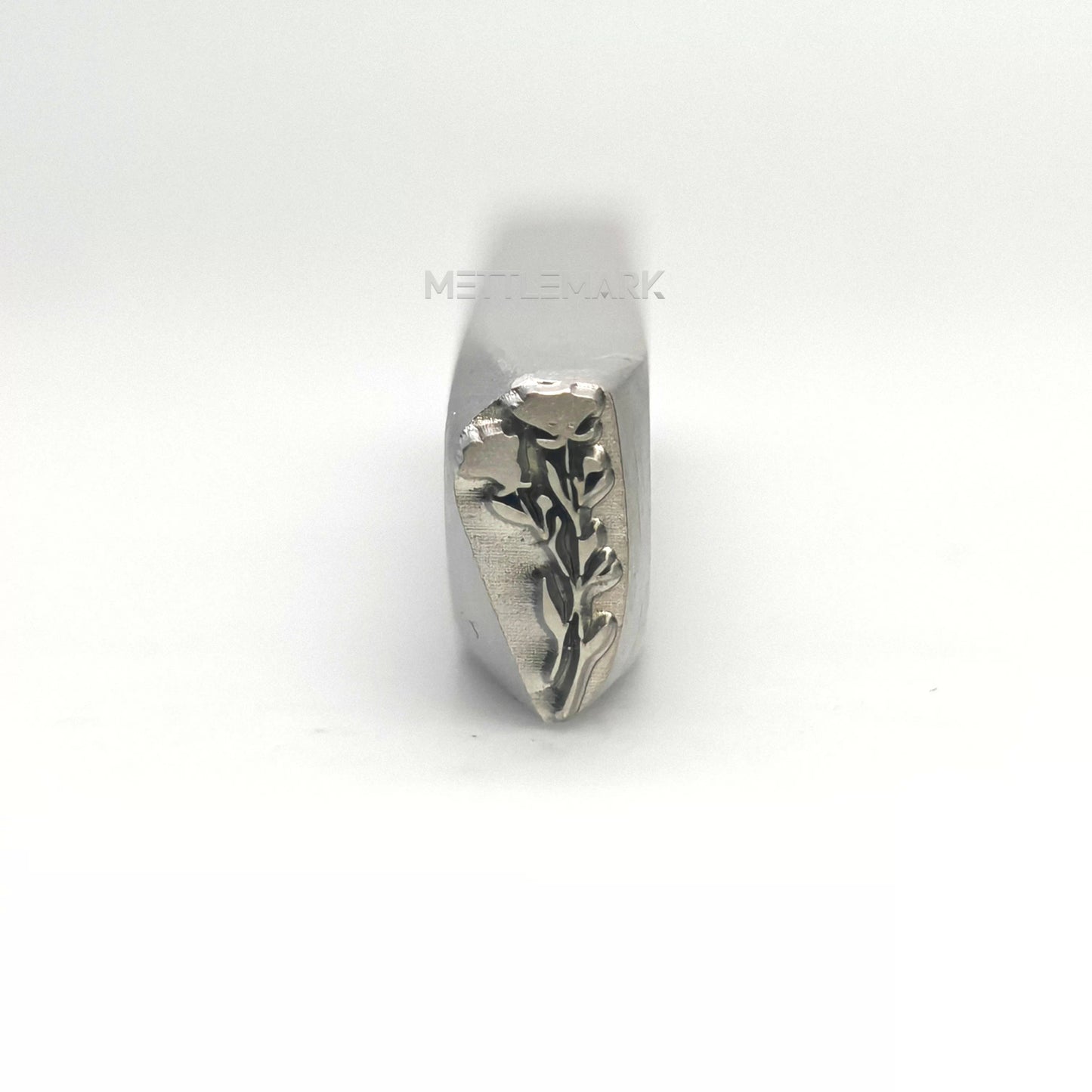 Custom Metal Design Stamp Flowers Chrysanthemum 1 - Memk-1277