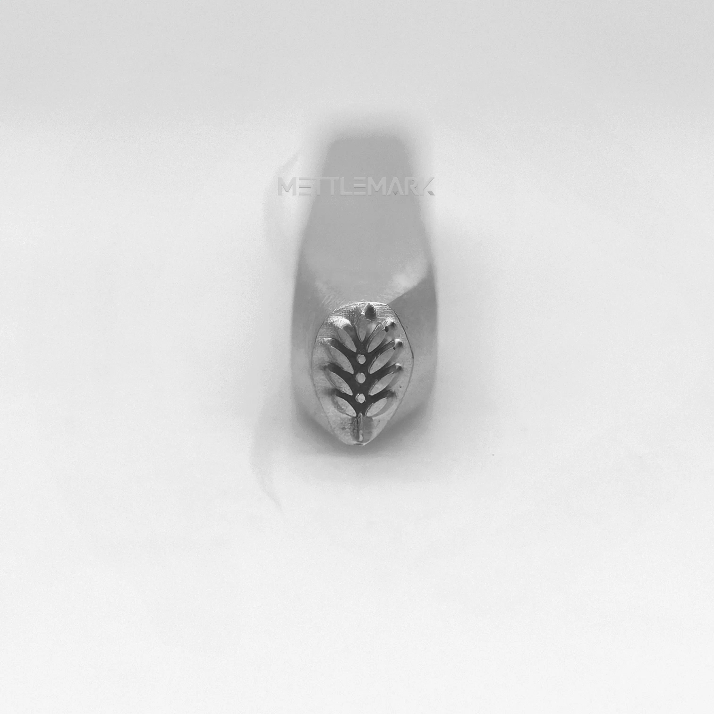 Metal stamping tool with FlowersEarOfWheat