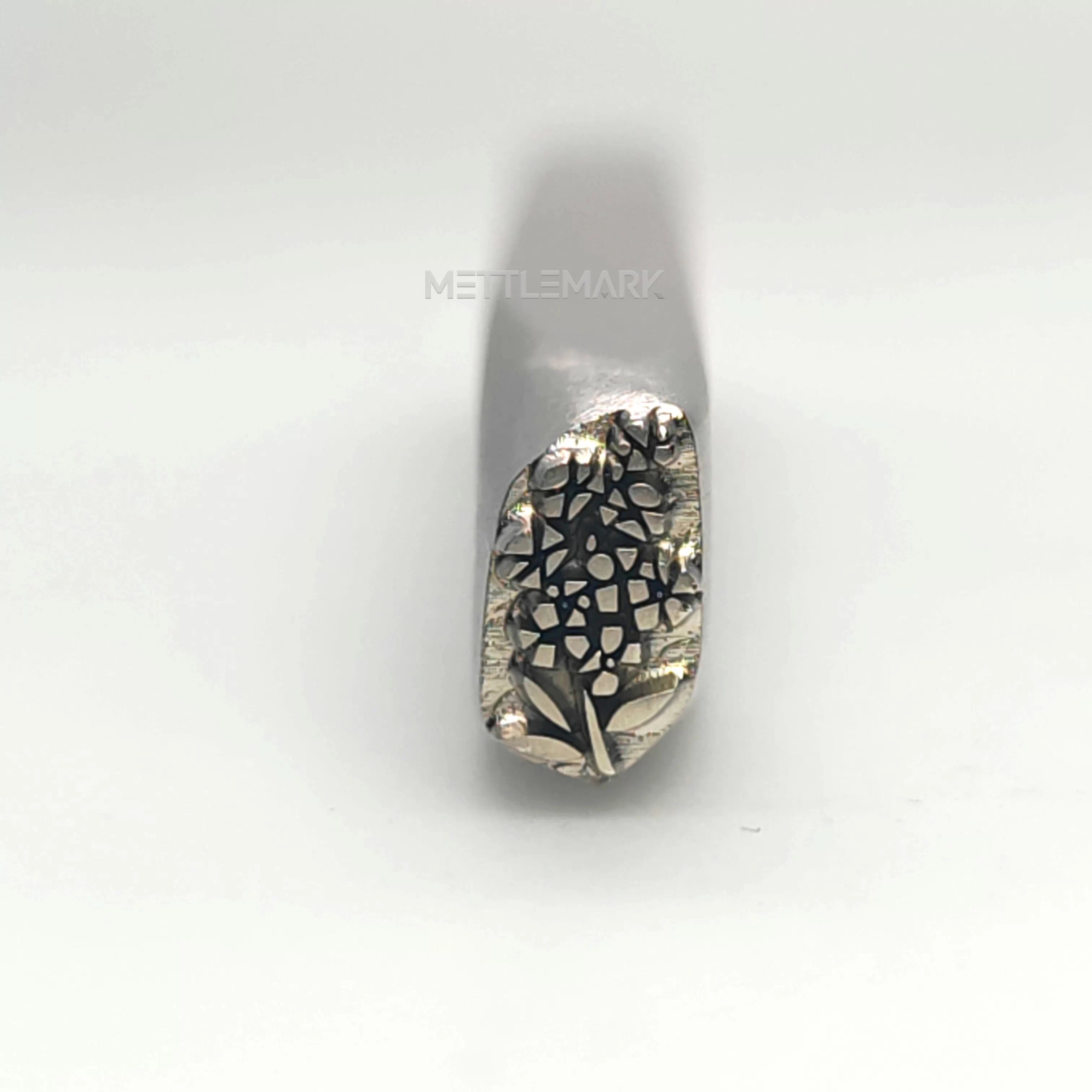 Metal stamping tool with FlowersLavender