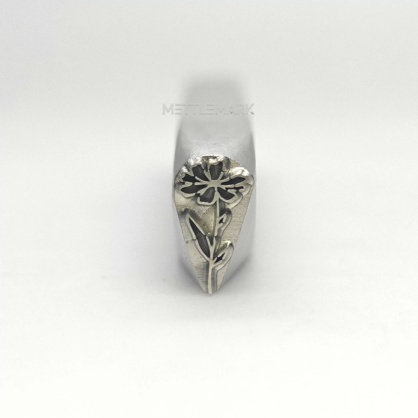 Custom Metal Design Stamp Flowers - Memk-1276