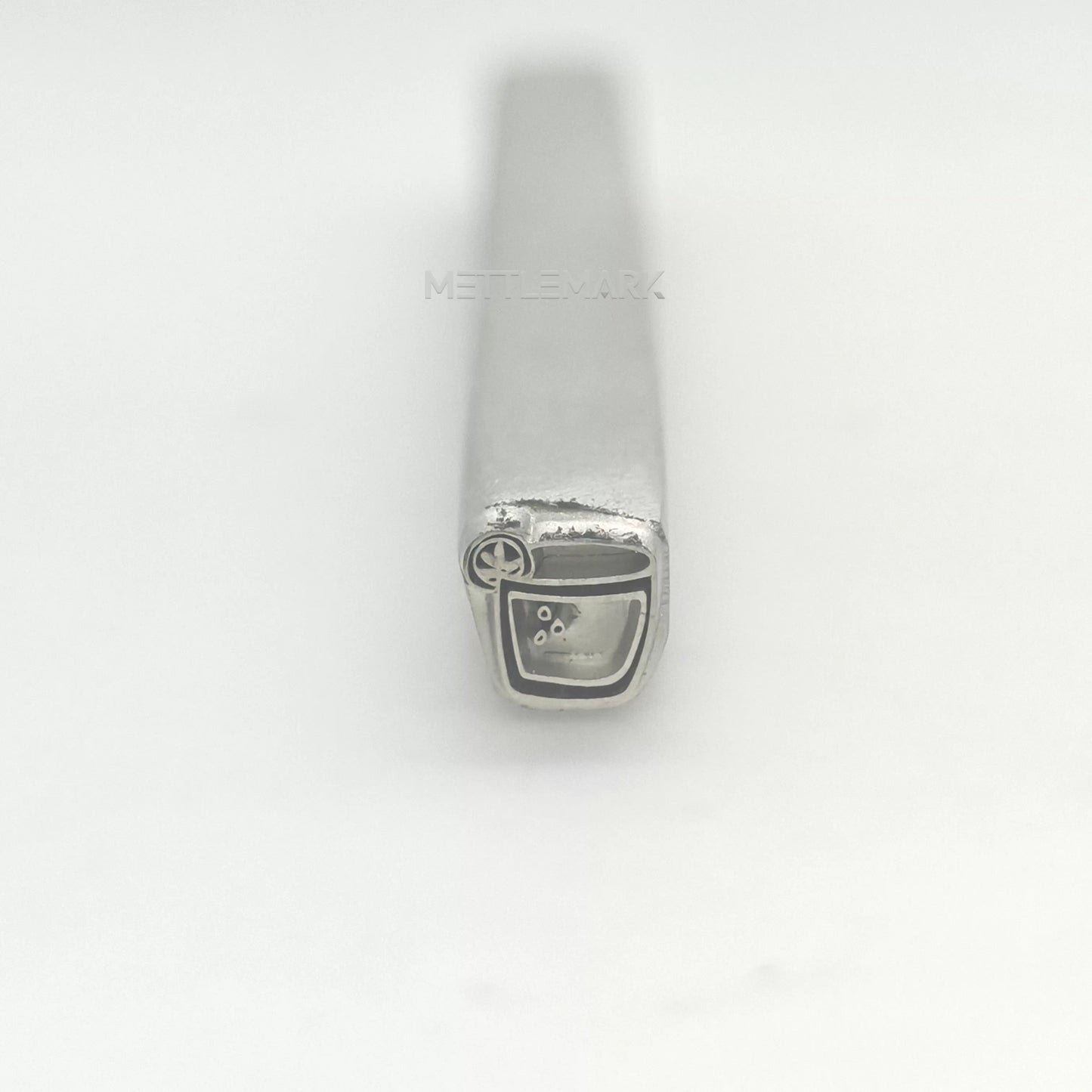 Custom Metal Design Stamp Lemonade Lemon Water Cup with Lemon Slice - Memk-1163