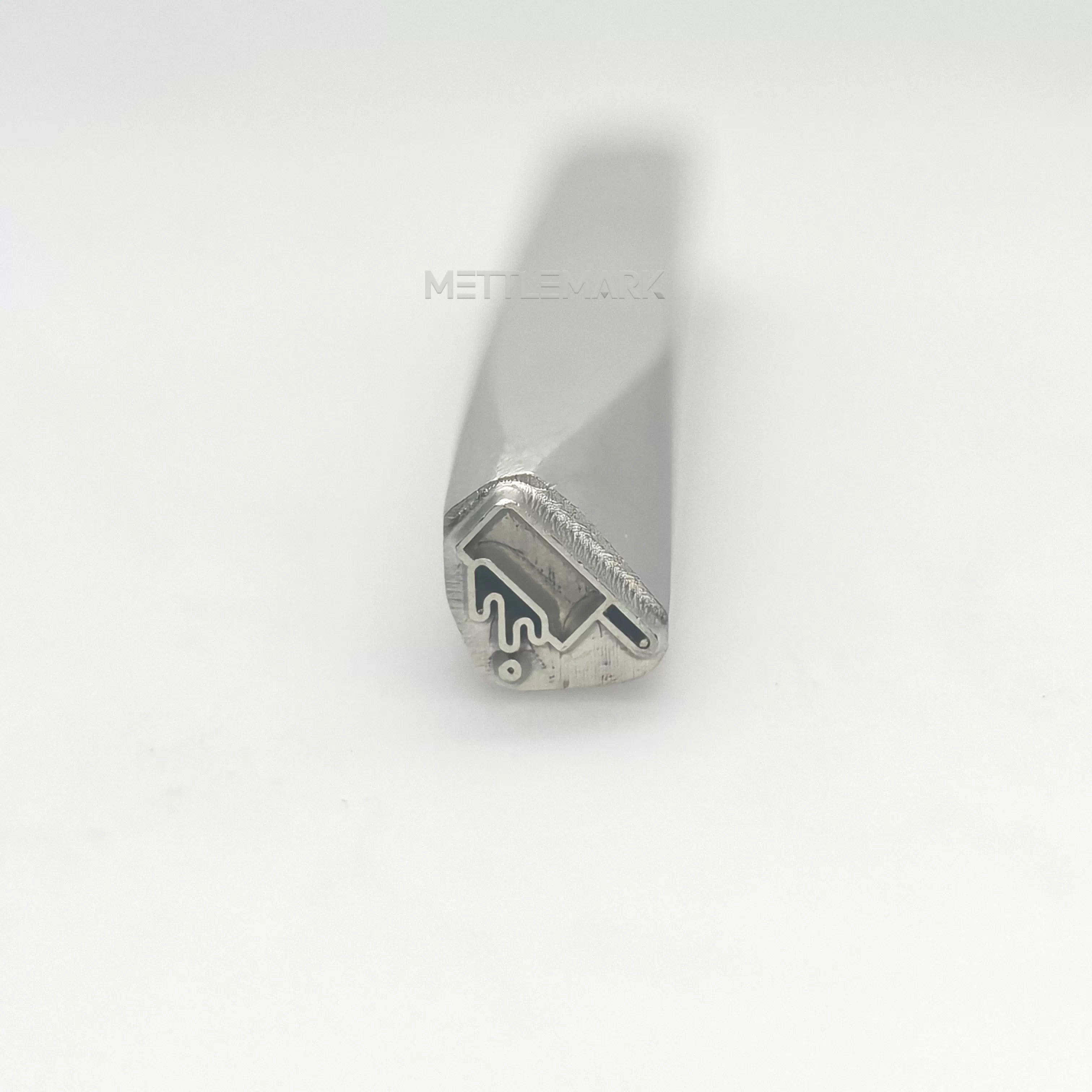 Custom Metal Stamp Halloween Blood Knife Symbol Metal Design Stamp - Memk-0019