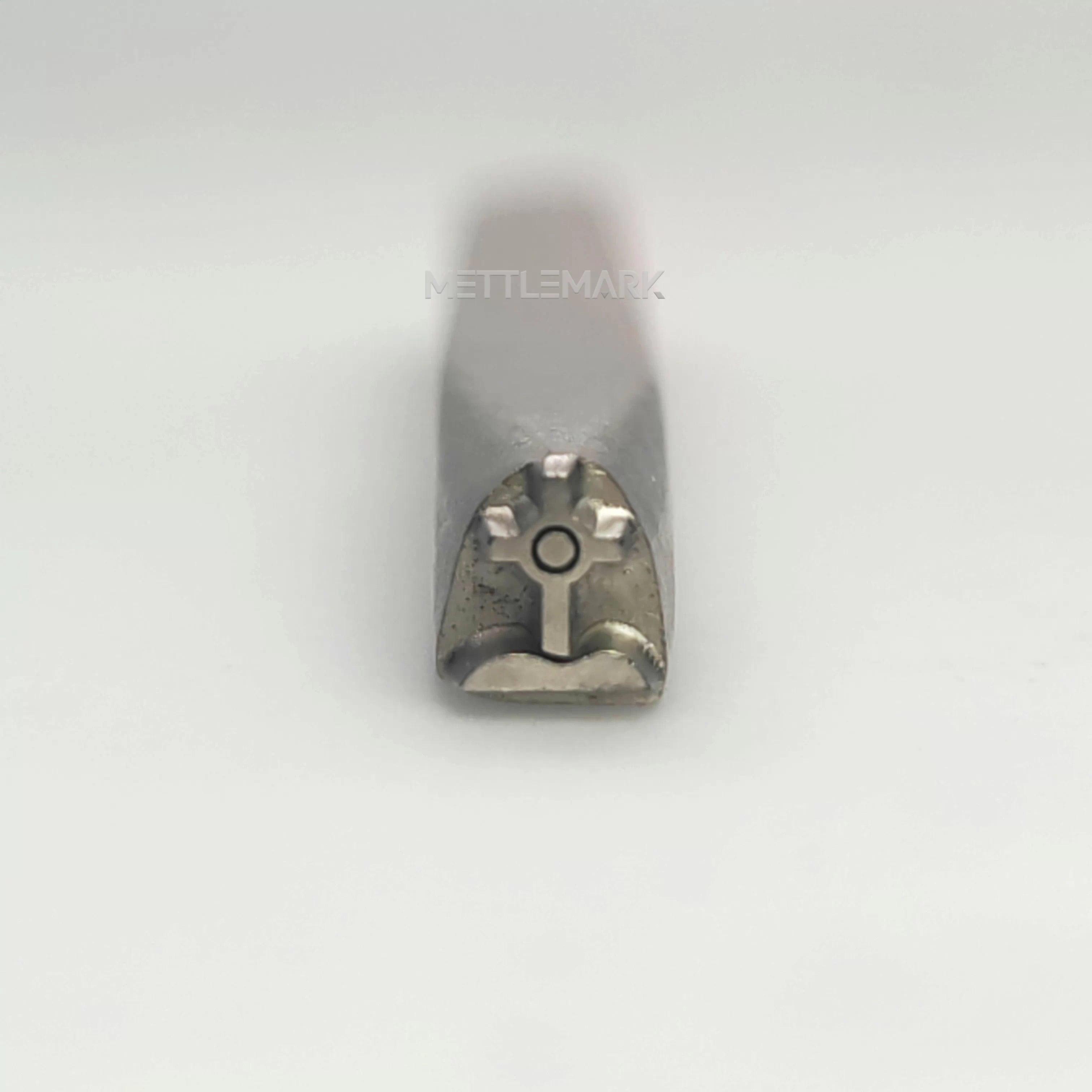 Custom Metal Stamp Halloween Cross Tombstone 1 Symbol Metal Design Stamp - Memk-0004