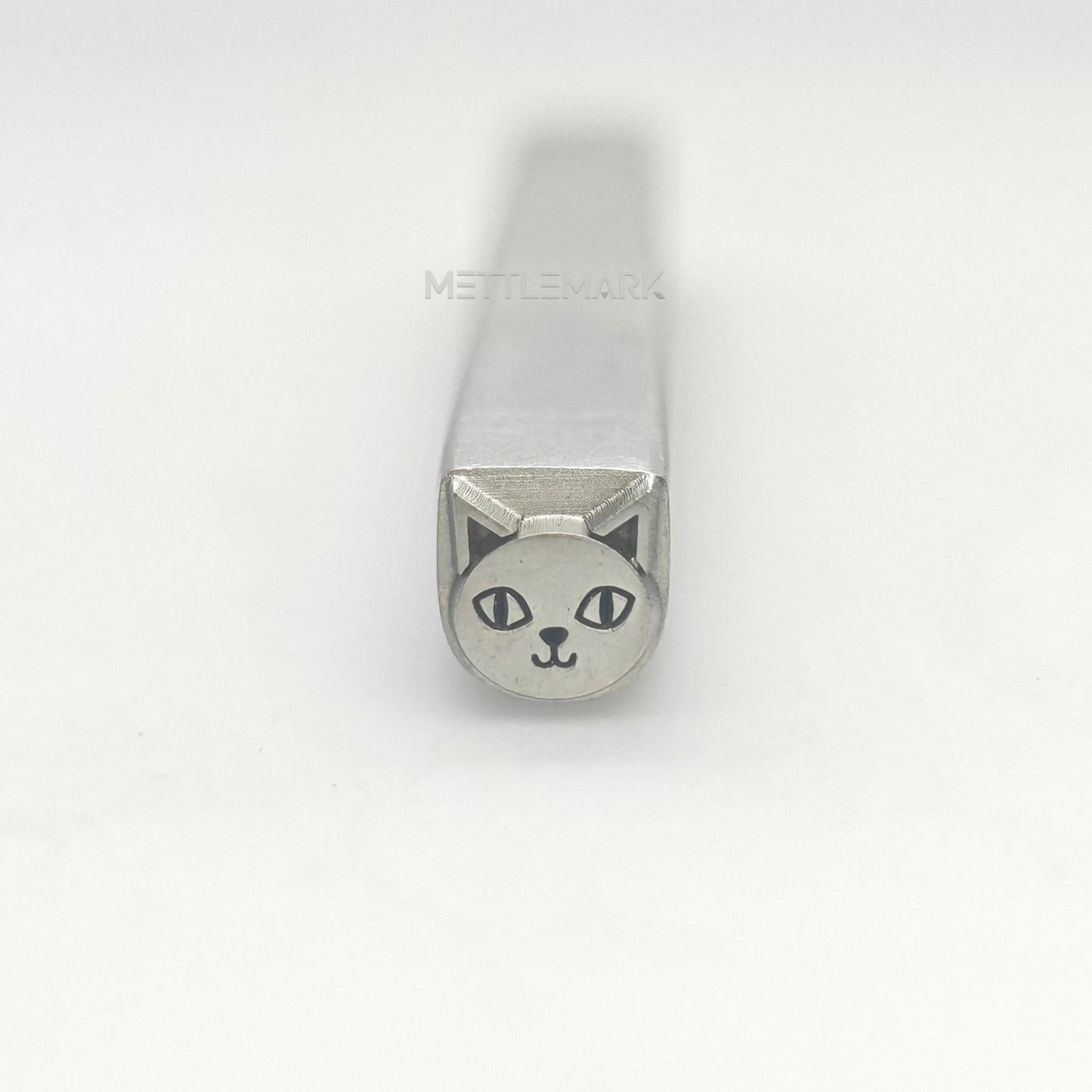 Custom Metal Stamp Halloween Evil Cat Symbol Metal Design Stamp - Memk-0066