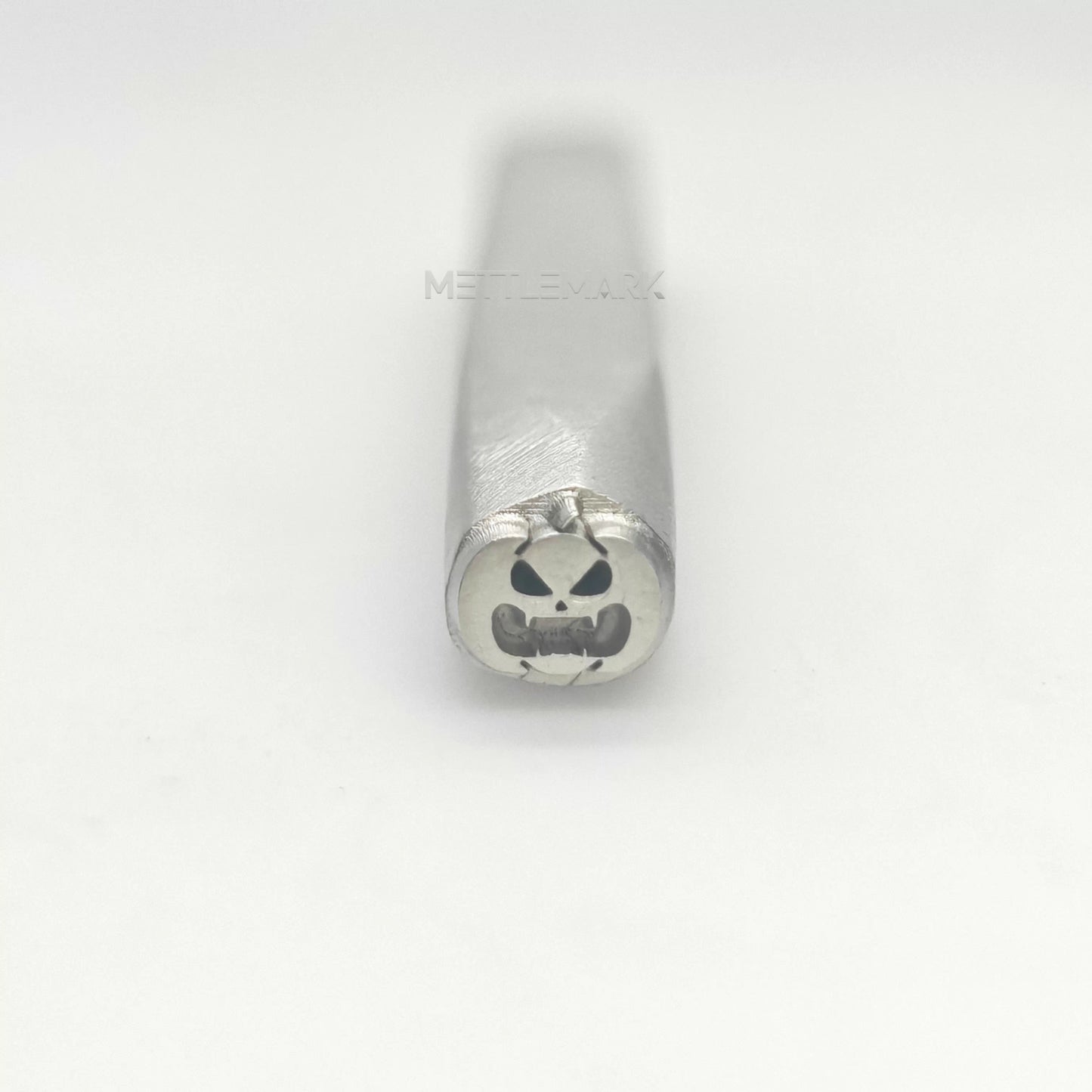 Custom Metal Stamp Halloween Ghost Face Pumpkin 3 Symbol Metal Design Stamp - Memk-0084