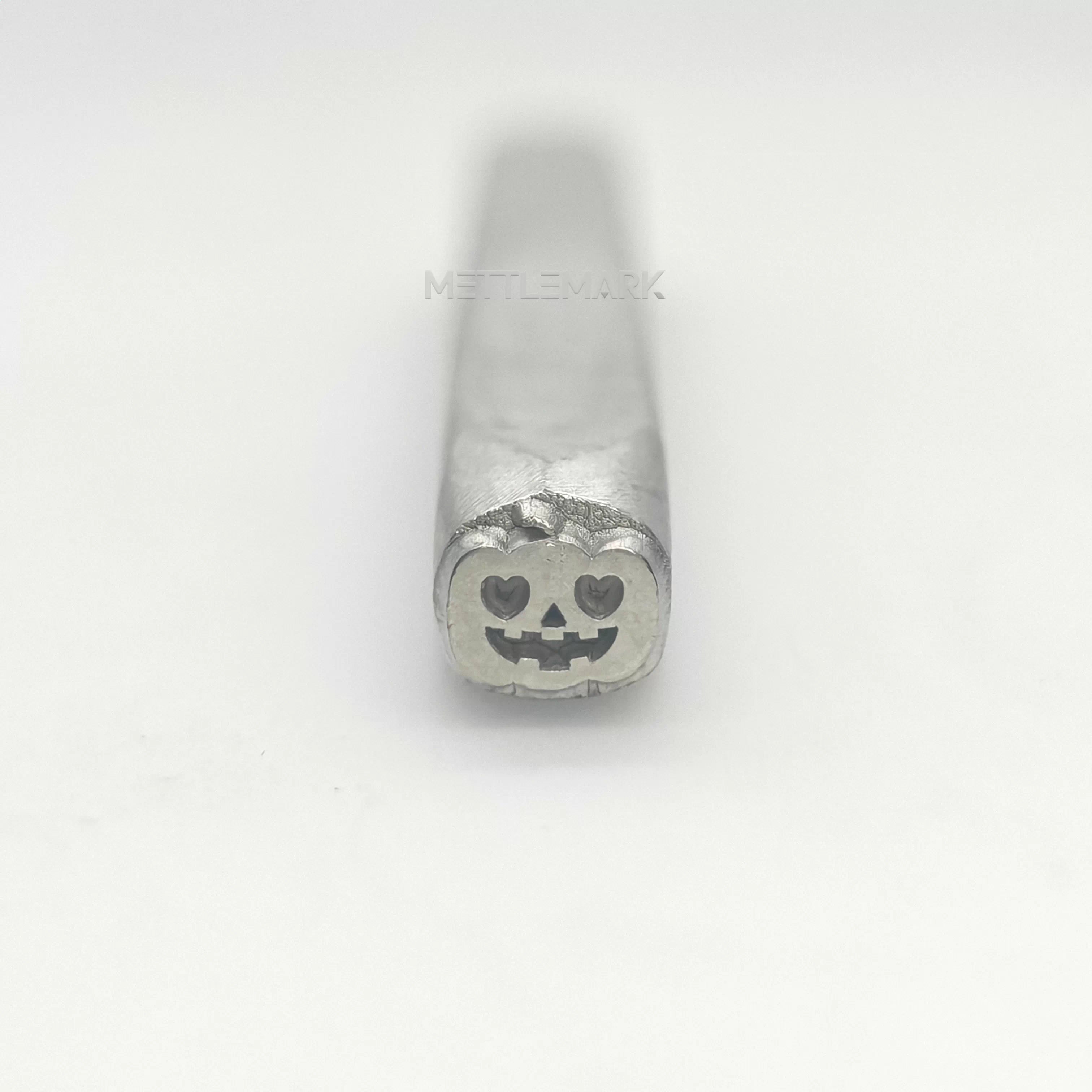 Metal stamping tool with Halloween GhostFacePumpkin