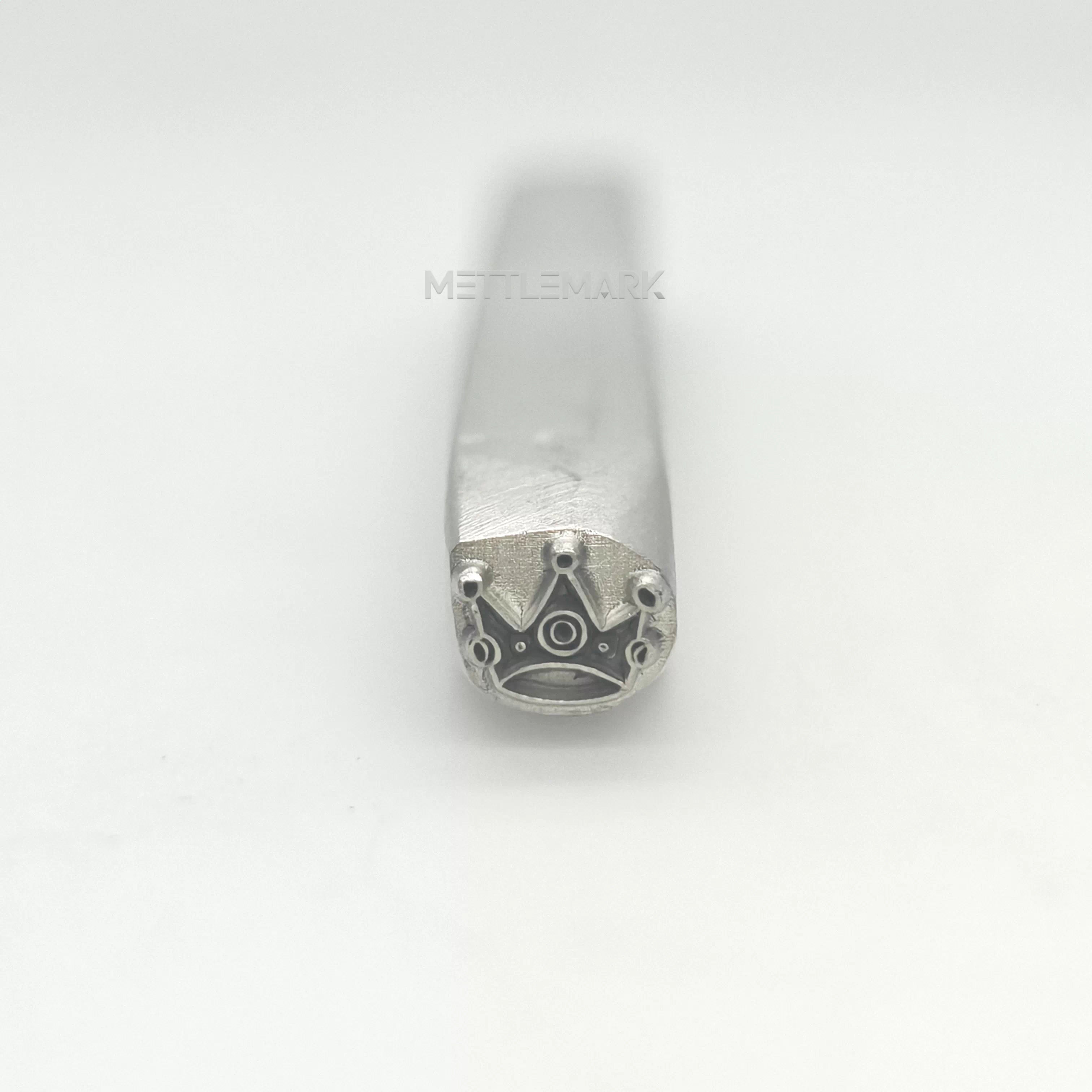 Custom Metal Stamp Halloween Jester'S Crown Symbol Metal Design Stamp - Memk-0018