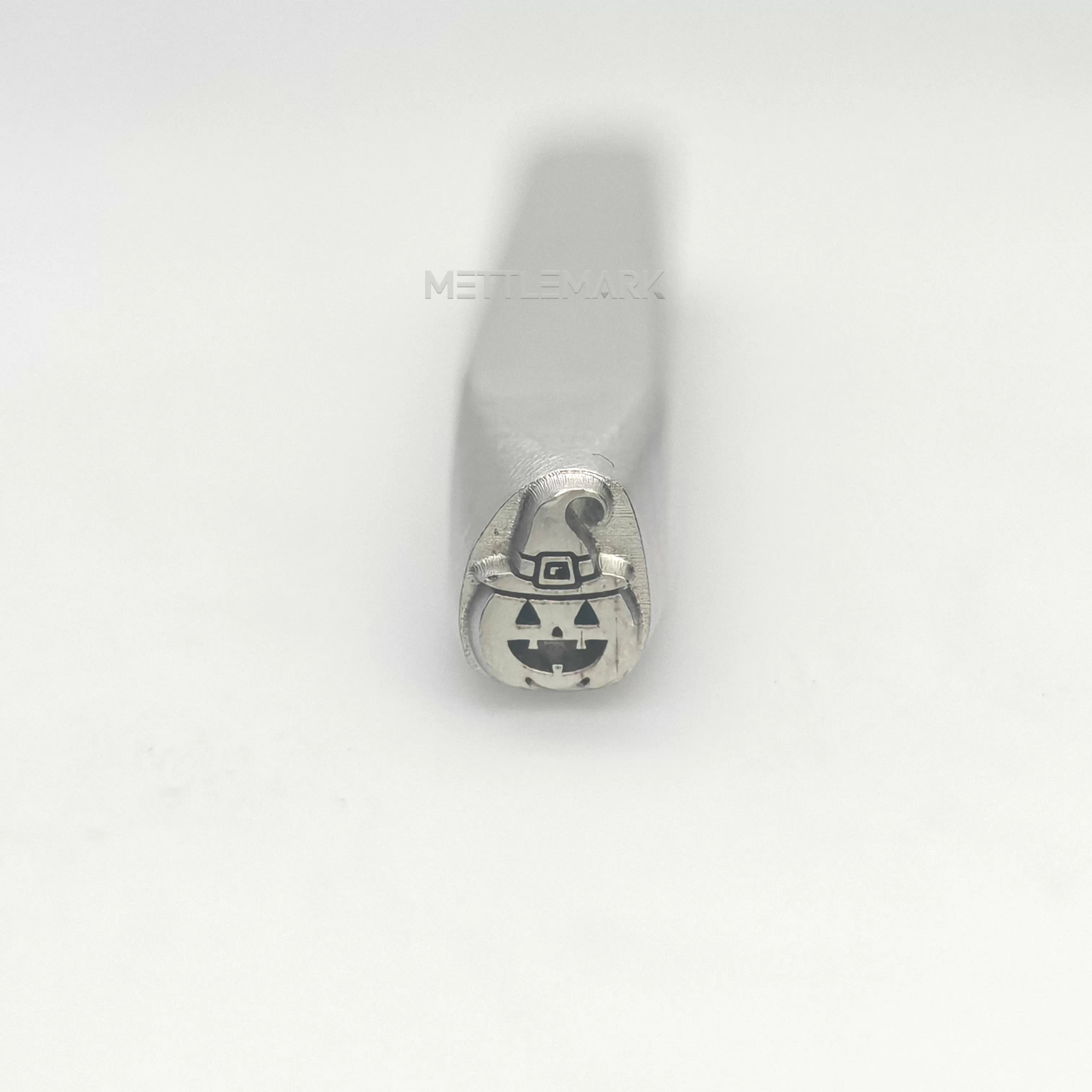 Custom Metal Stamp Halloween Pumpkin Elf Symbol Metal Design Stamp - Memk-0011