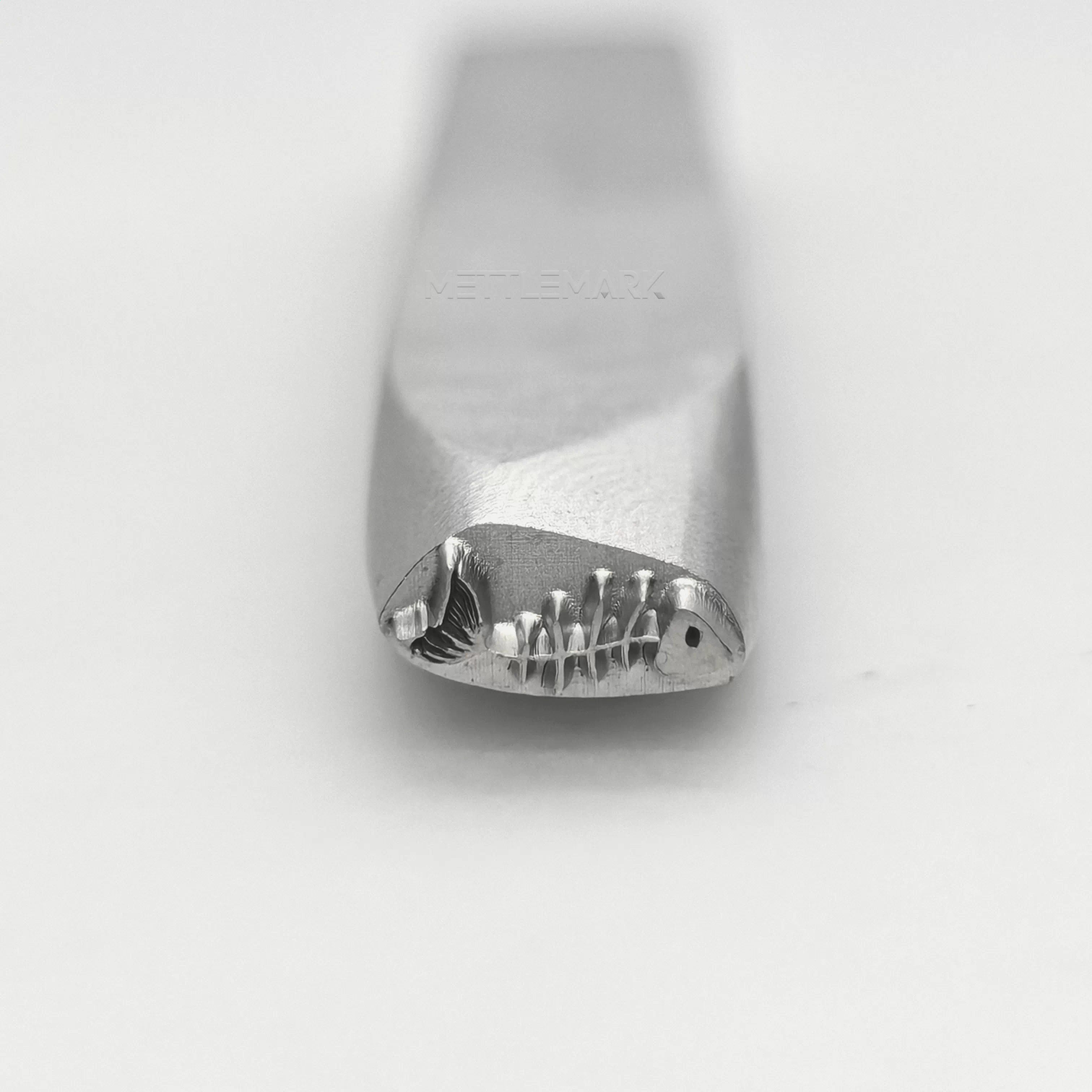 Metal stamp with Fish bones