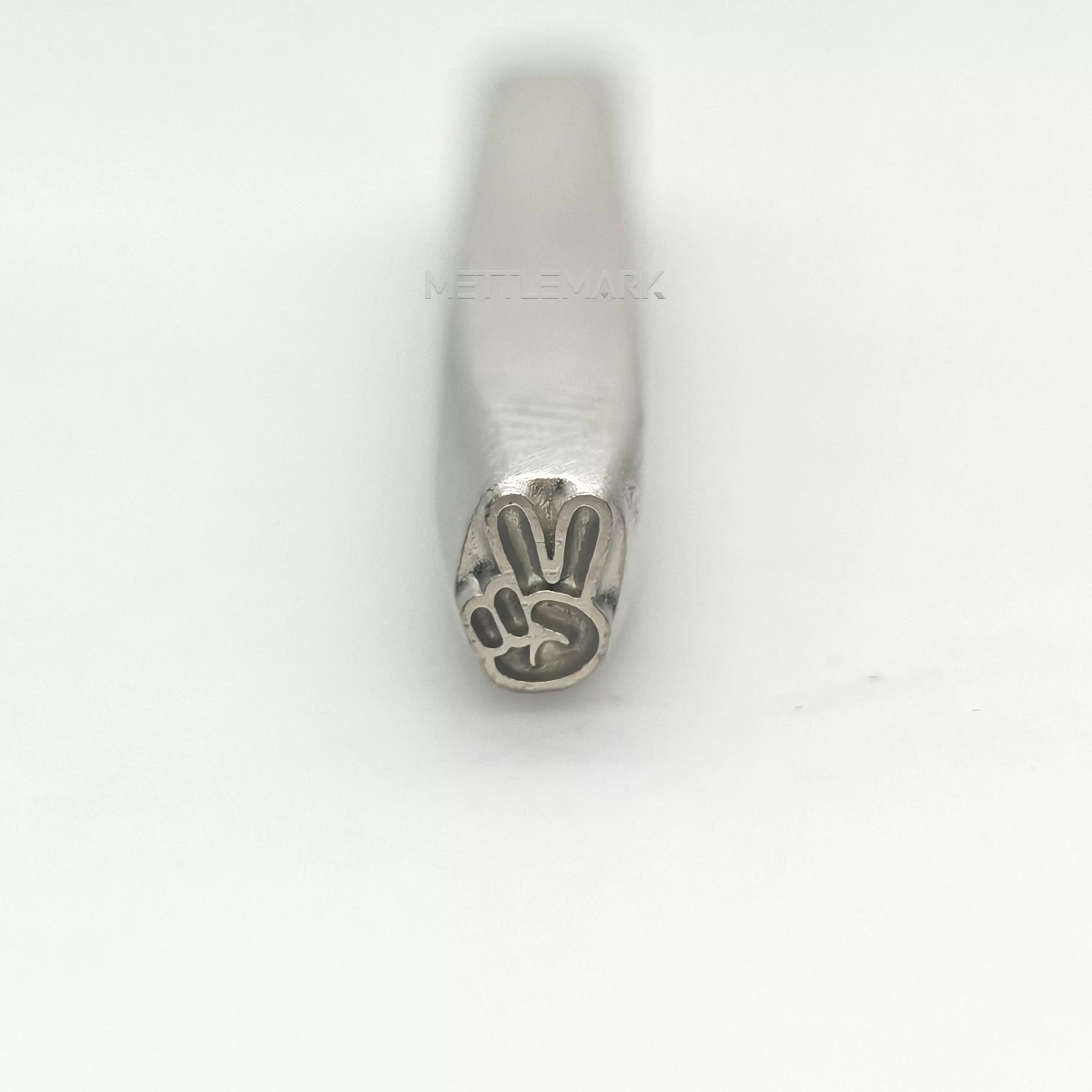 Metal stamp with a Gesture yeah