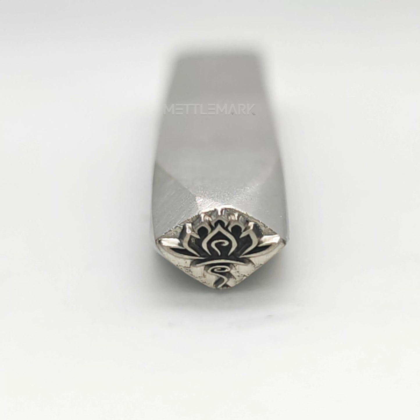 Custom Metal Design Stamp Lotus with Cloud Tail - Memk-1040
