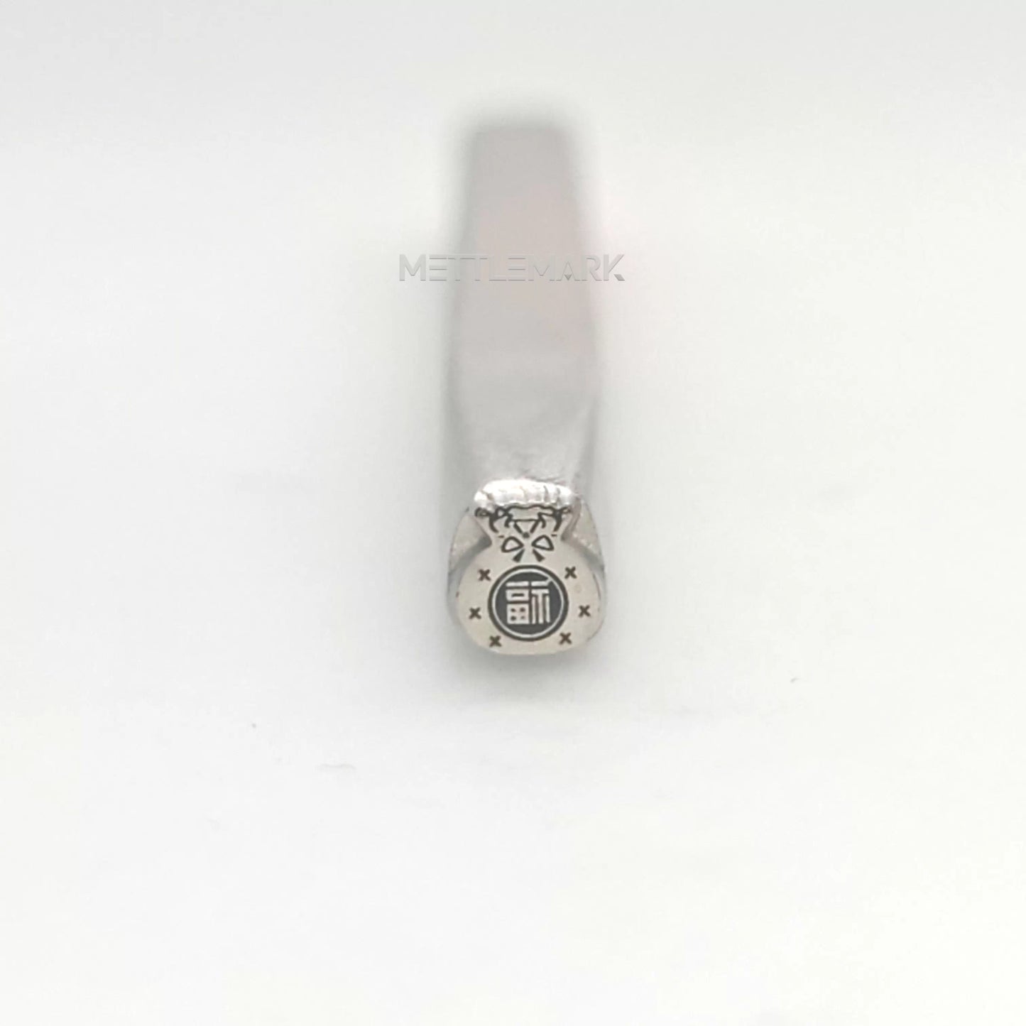 Custom Metal Design Stamp Money Bag With Luck Symbol - Memk-1149