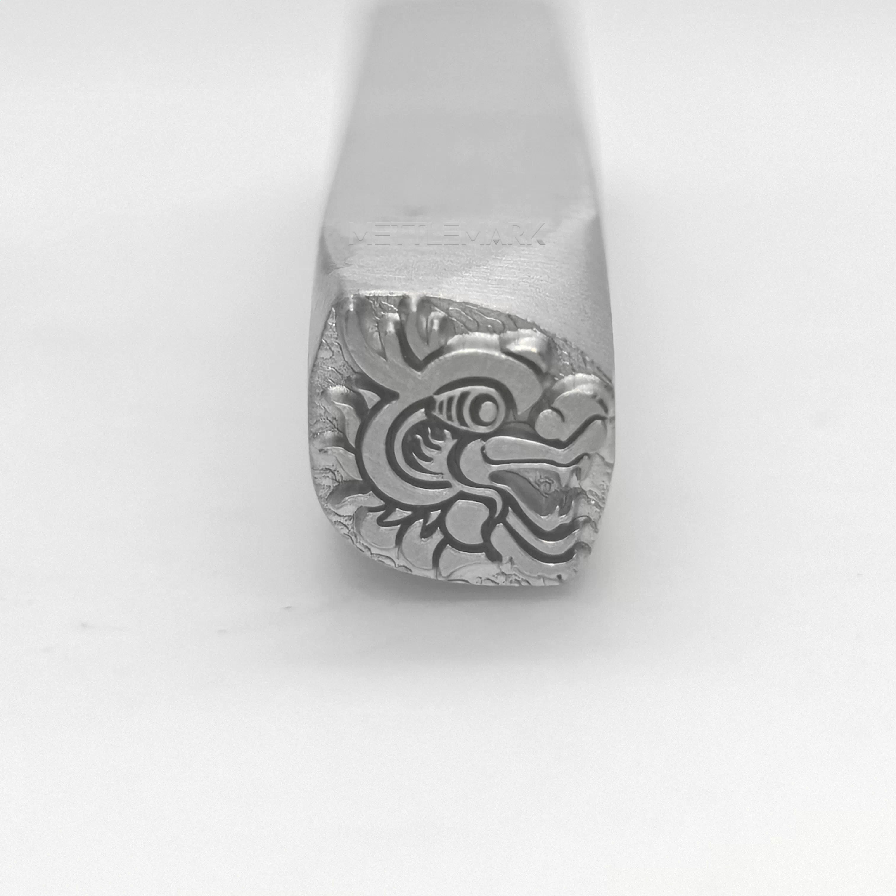 Metal stamping tool with MythologyDragonTotem