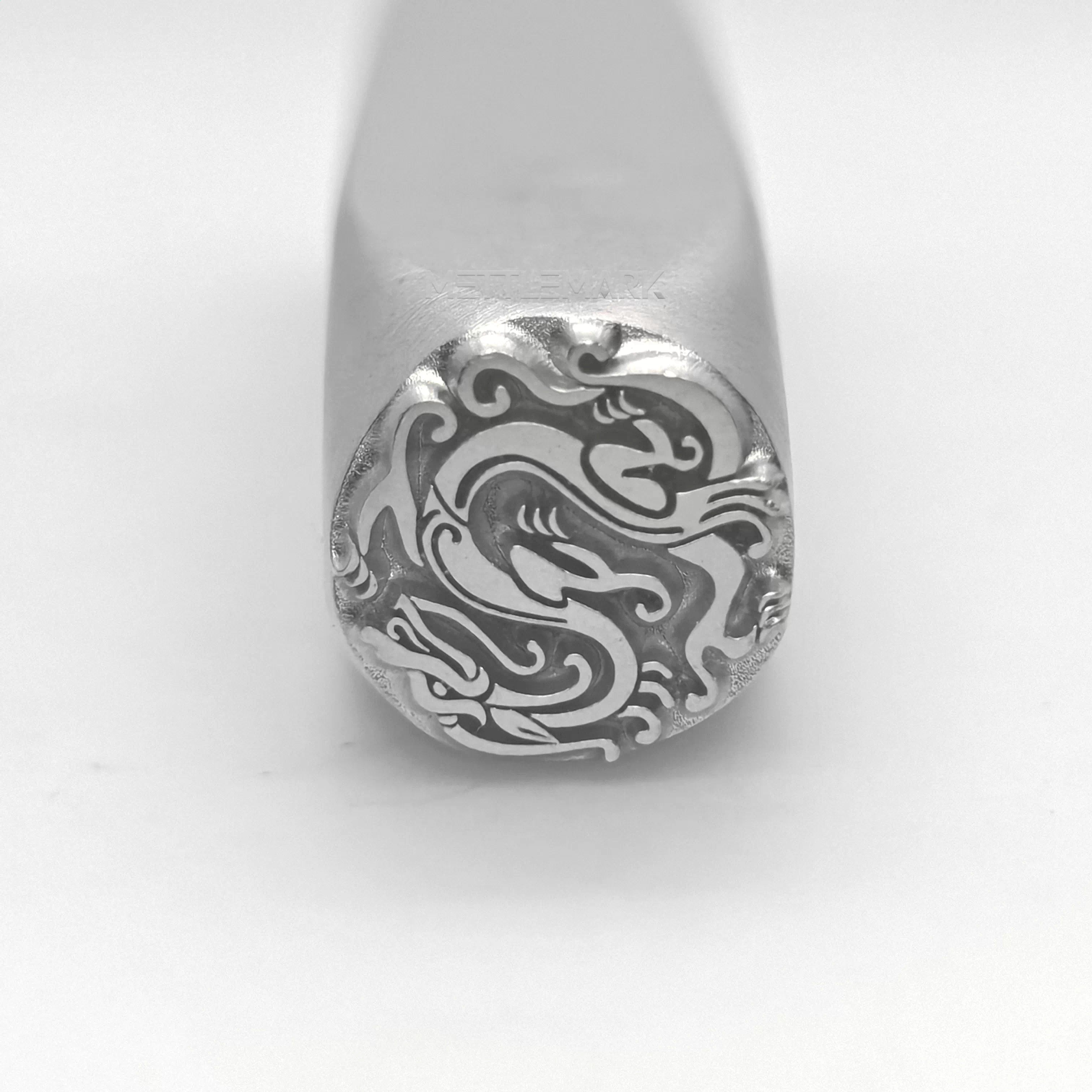Metal stamping tool with MythologyDragonTotem