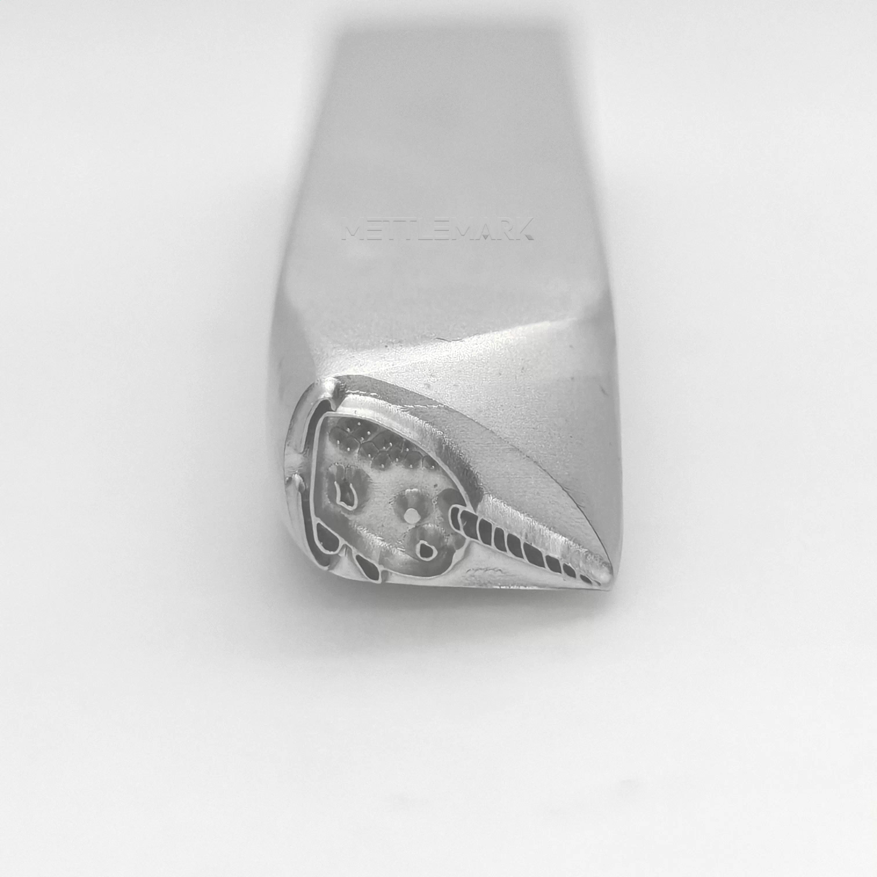 Metal stamping tool with ocean Narwhal