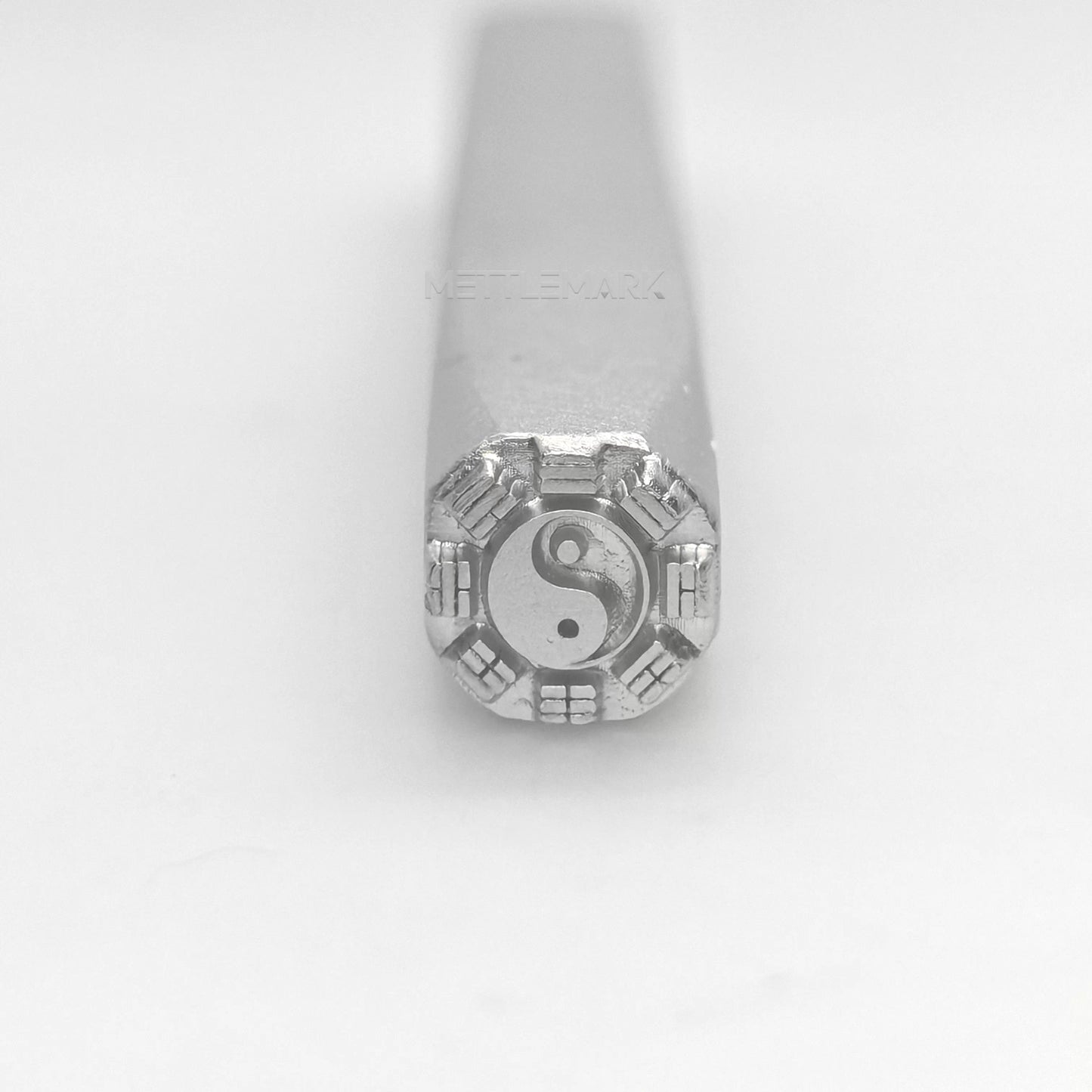 Custom Metal Design Stamp Tai Chi philosophy Symbol Emptiness and Fullness - Virtual and Real - Memk-1131