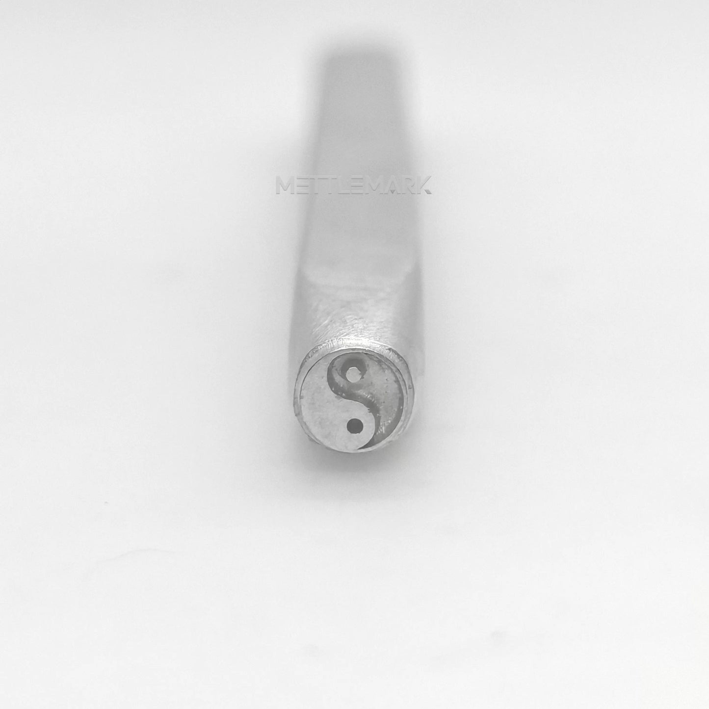 Custom Metal Design Stamp Tai Chi Philosophy Symbol Emptiness and Fullness - Virtual and Real - Memk-1133
