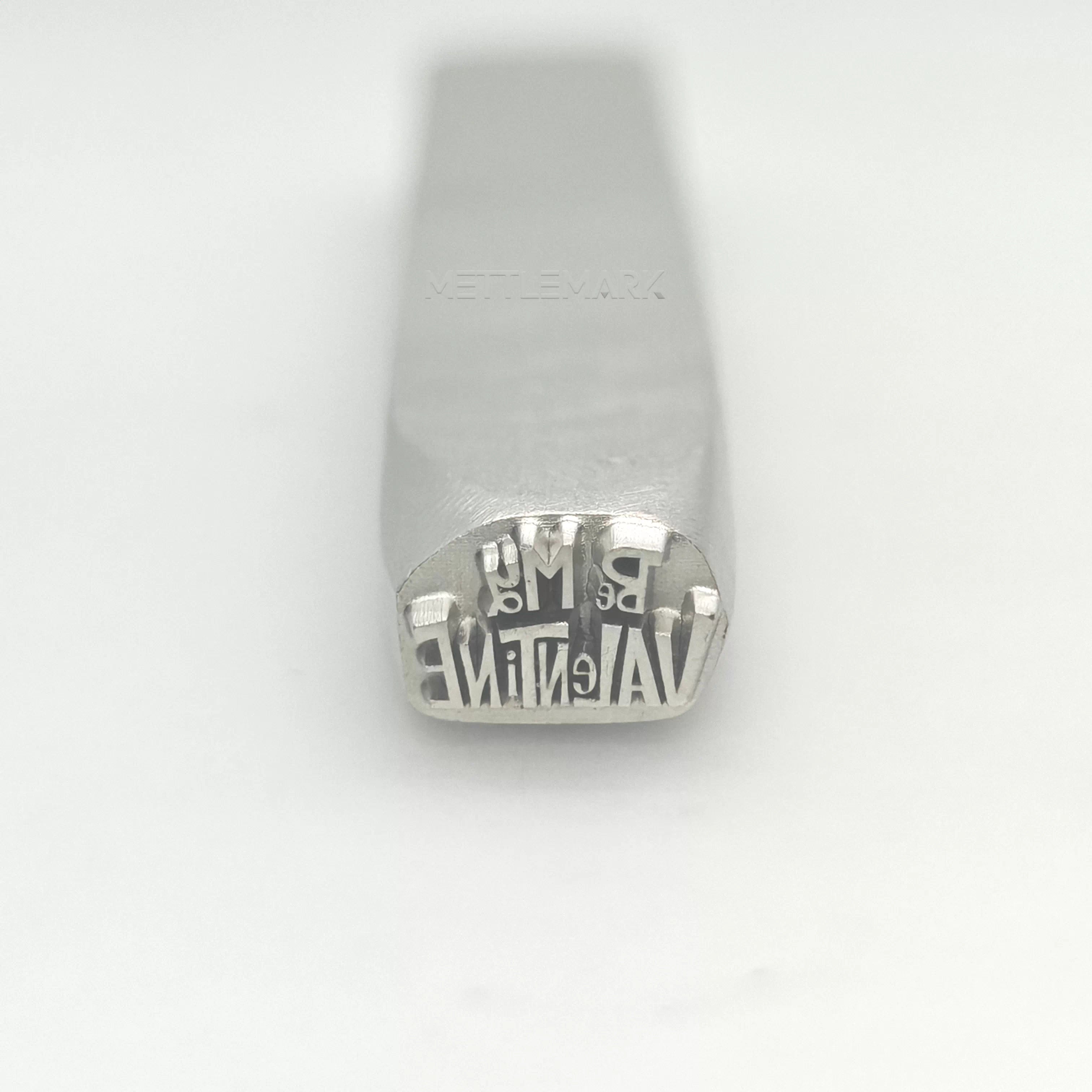 Metal stamping tool with Text Bemyvalentine