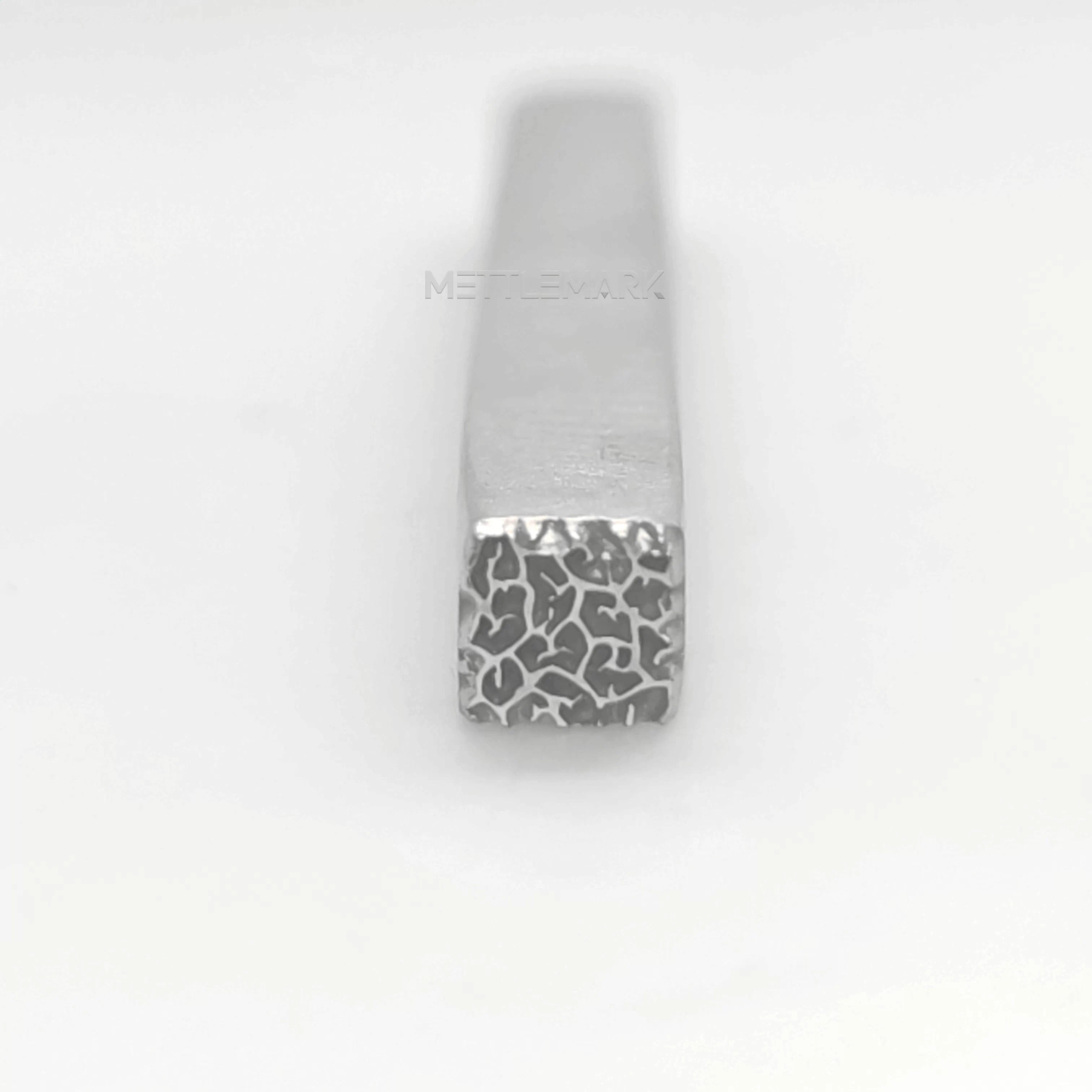 Metal stamping tool with TexturesTreeRootPattern