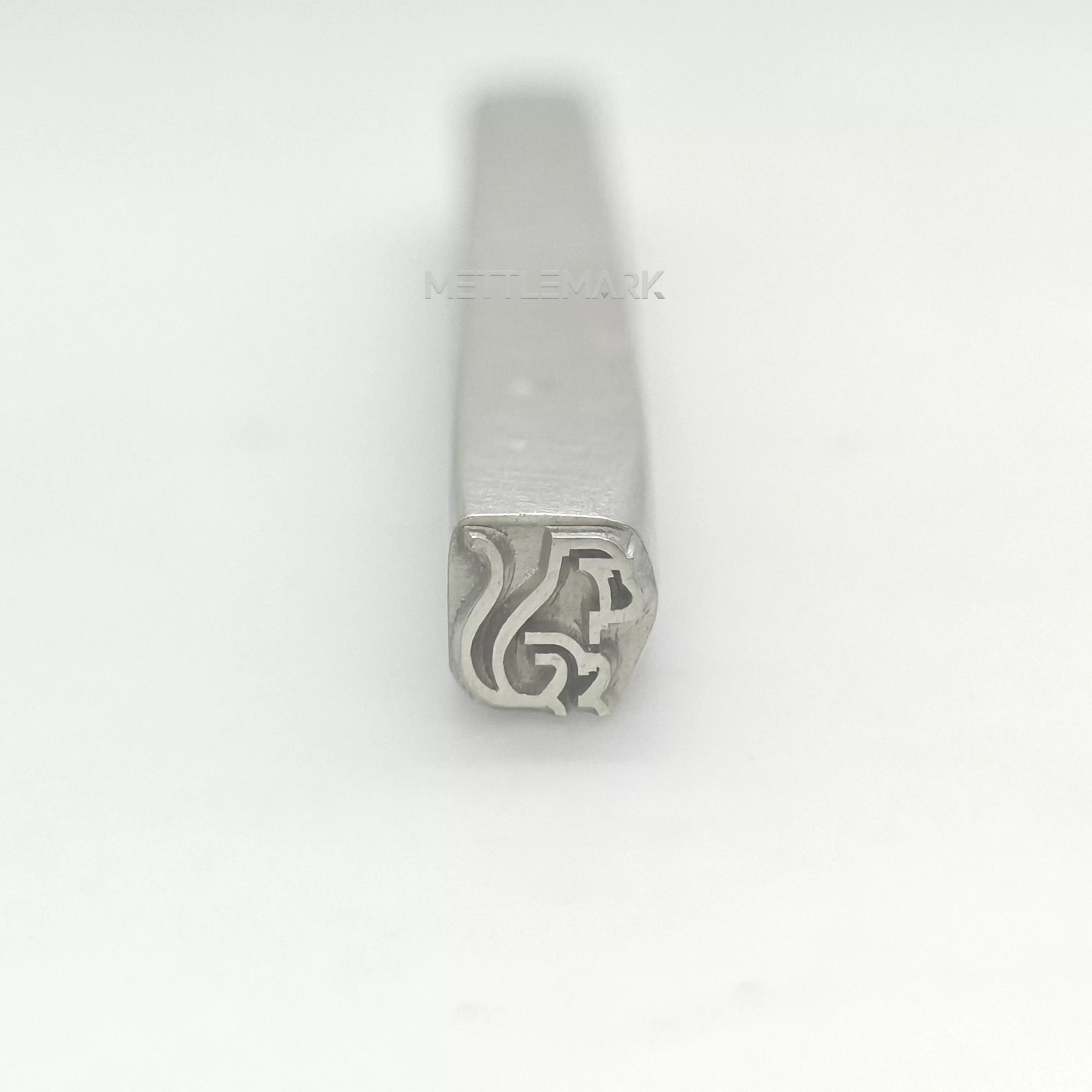 Metal stamp with a monkey design