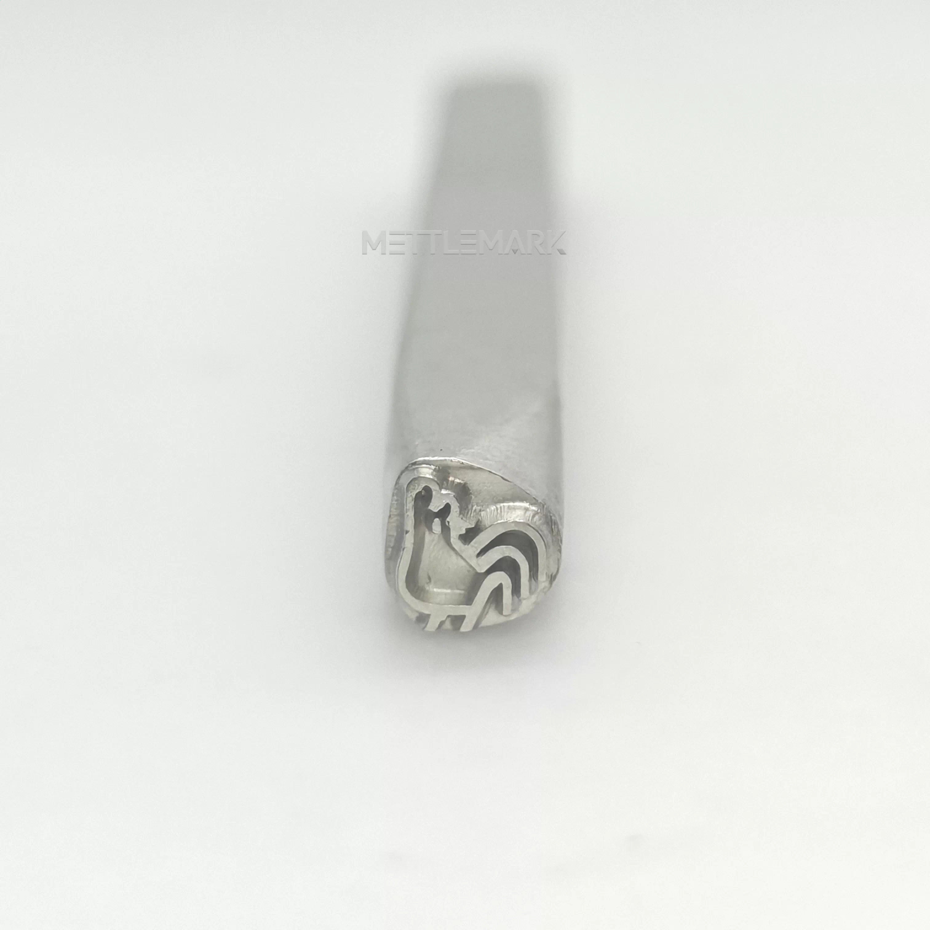 Metal stamp with a chick design