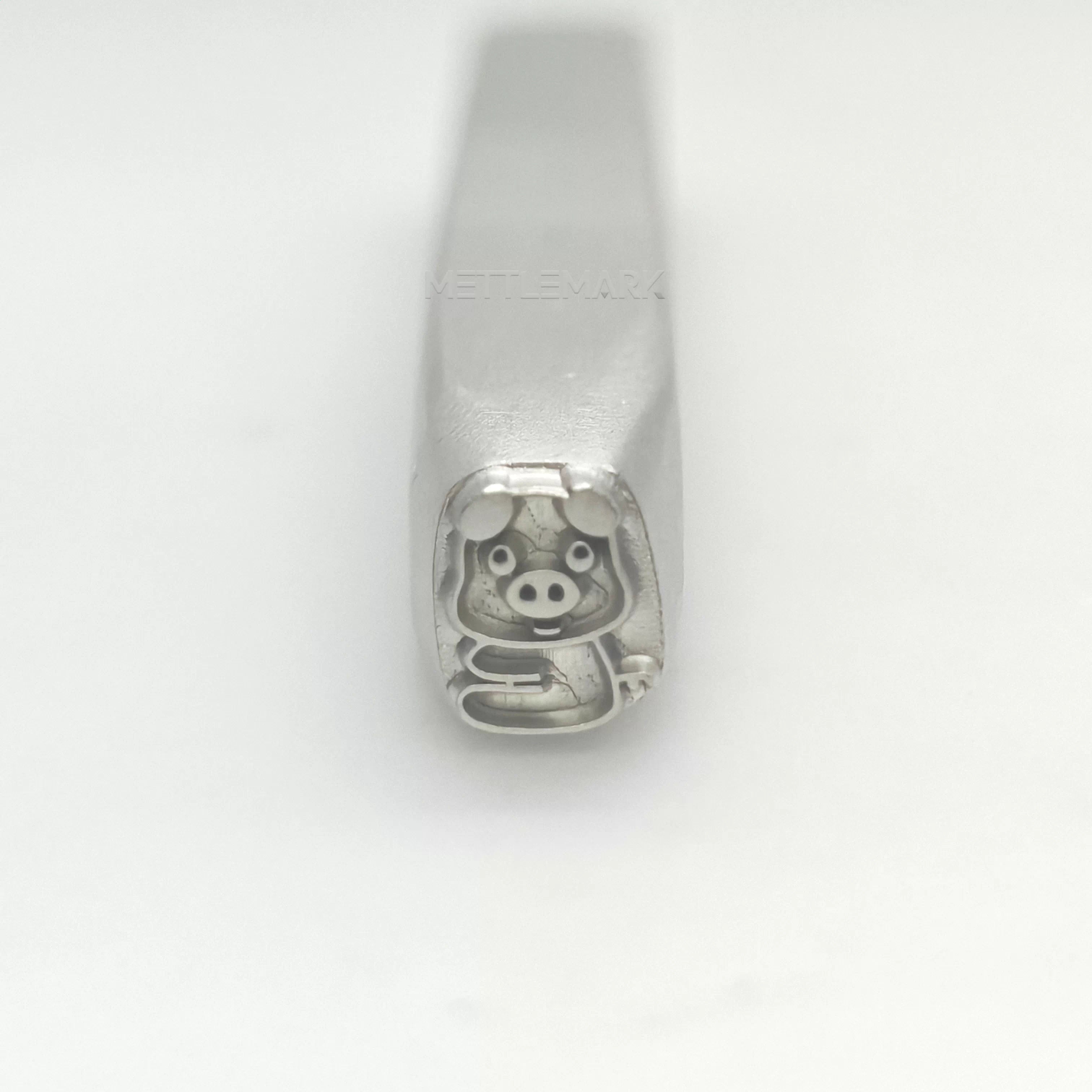 Metal stamping tool with animal pig