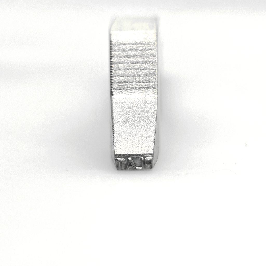 Bent Stamp Specialized for Ring Inside Stamping “PLAT” -Metal Design Stamp - Memk-9030